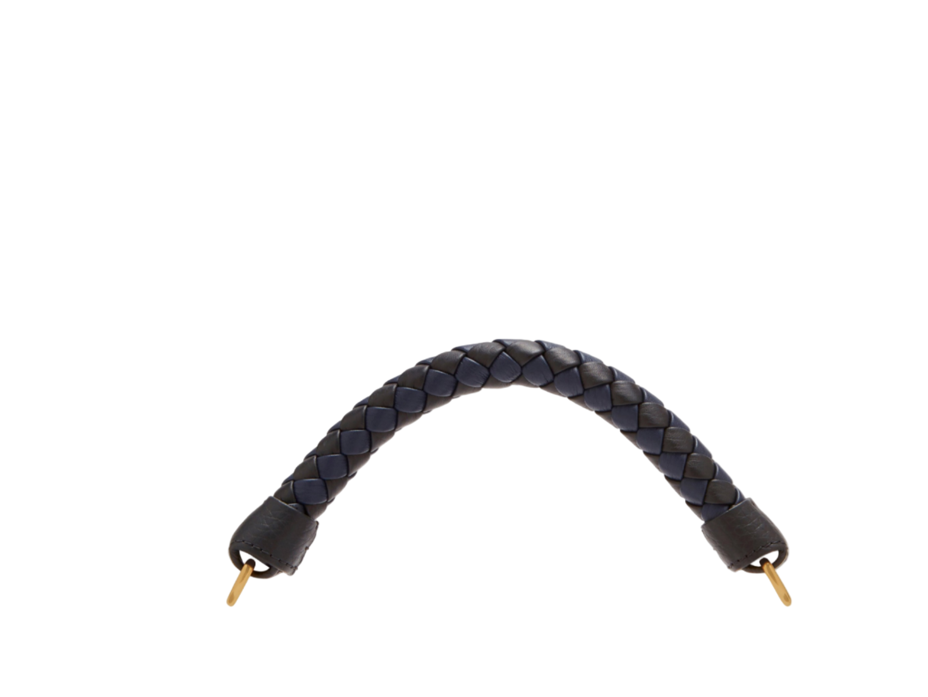New Mulberry Iris Braided Leather Handle Midnight and Black