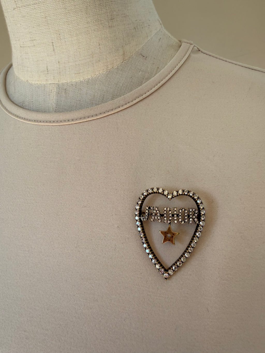 Christian Dior Jadior Heart Brooch - New In Box