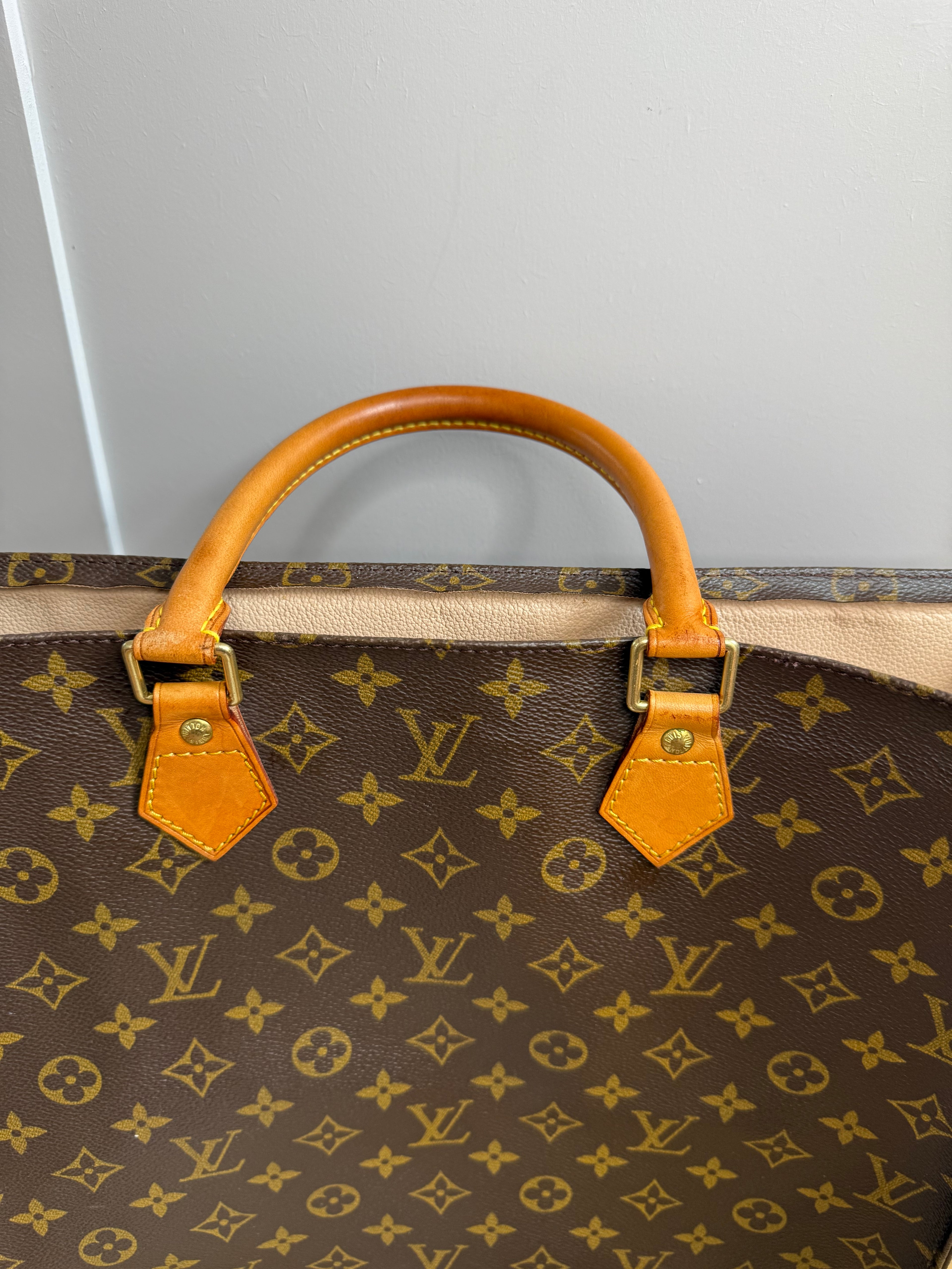 Pre-Loved Vintage Louis Vuitton Sac Plat Tote Bag  in Monogram Canvas
