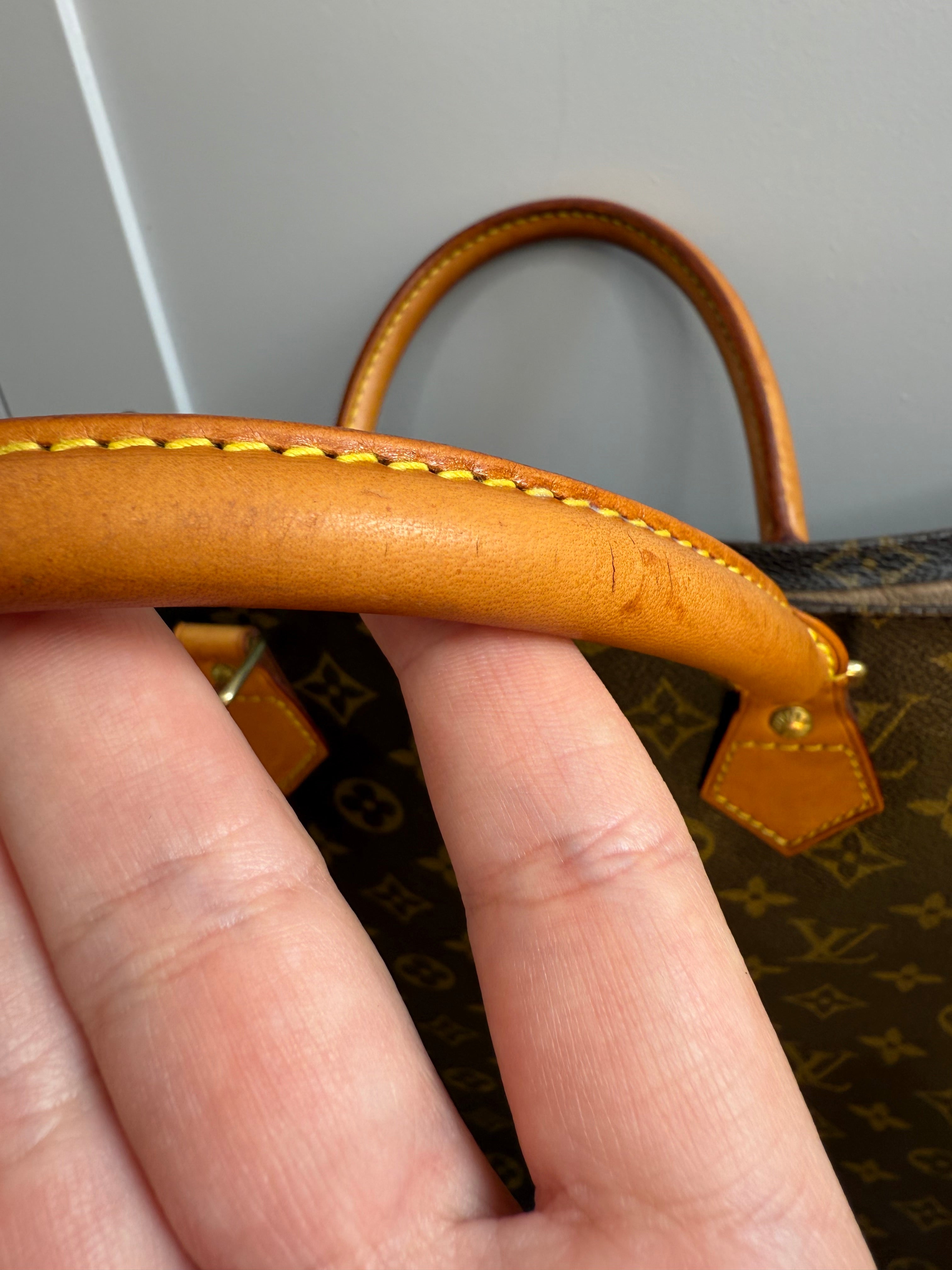 Pre-Loved Vintage Louis Vuitton Sac Plat Tote Bag  in Monogram Canvas