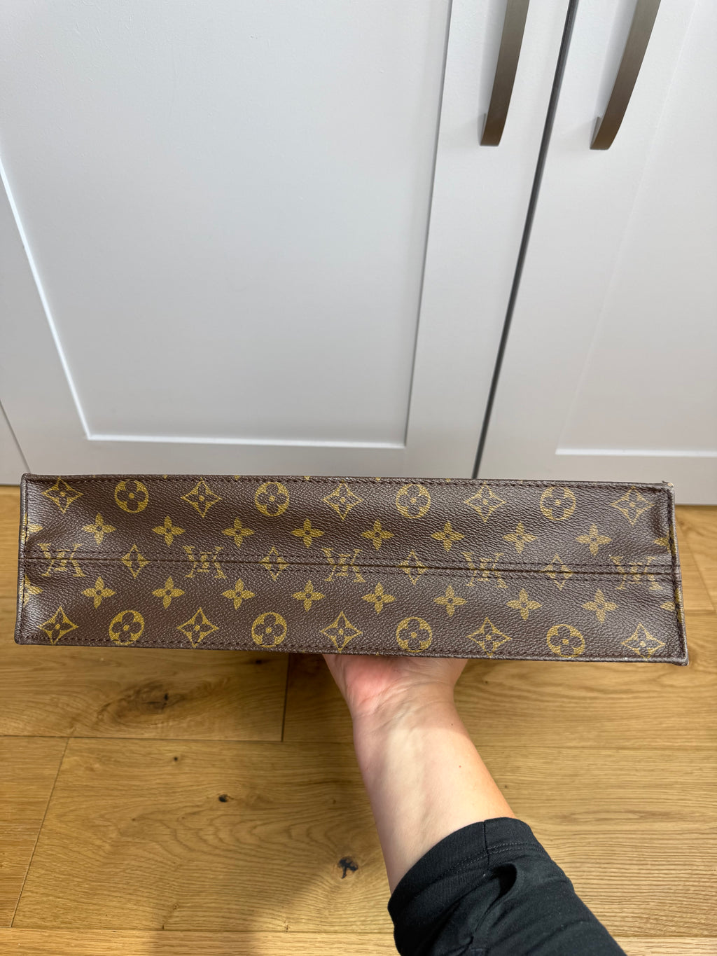 Pre-Loved Vintage Louis Vuitton Sac Plat Tote Bag  in Monogram Canvas