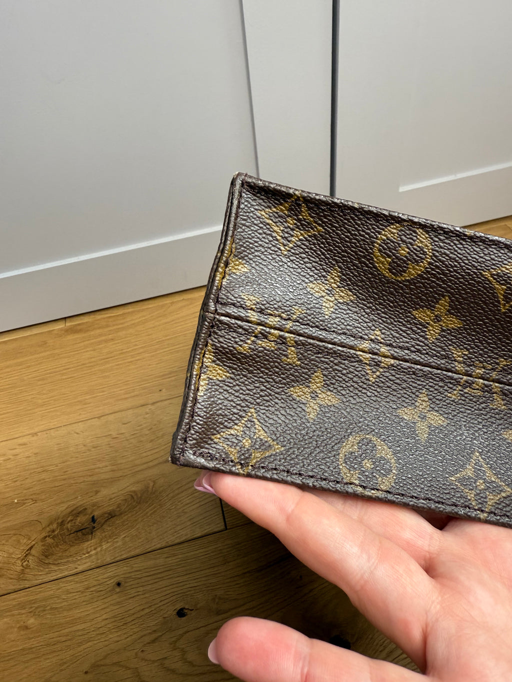 Pre-Loved Vintage Louis Vuitton Sac Plat Tote Bag  in Monogram Canvas