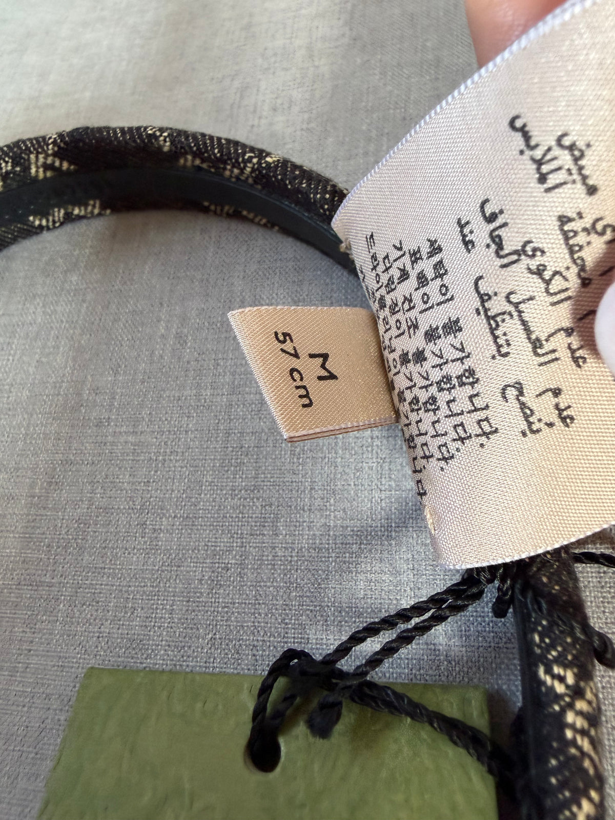 Gucci GG Denim Headband - Brand New