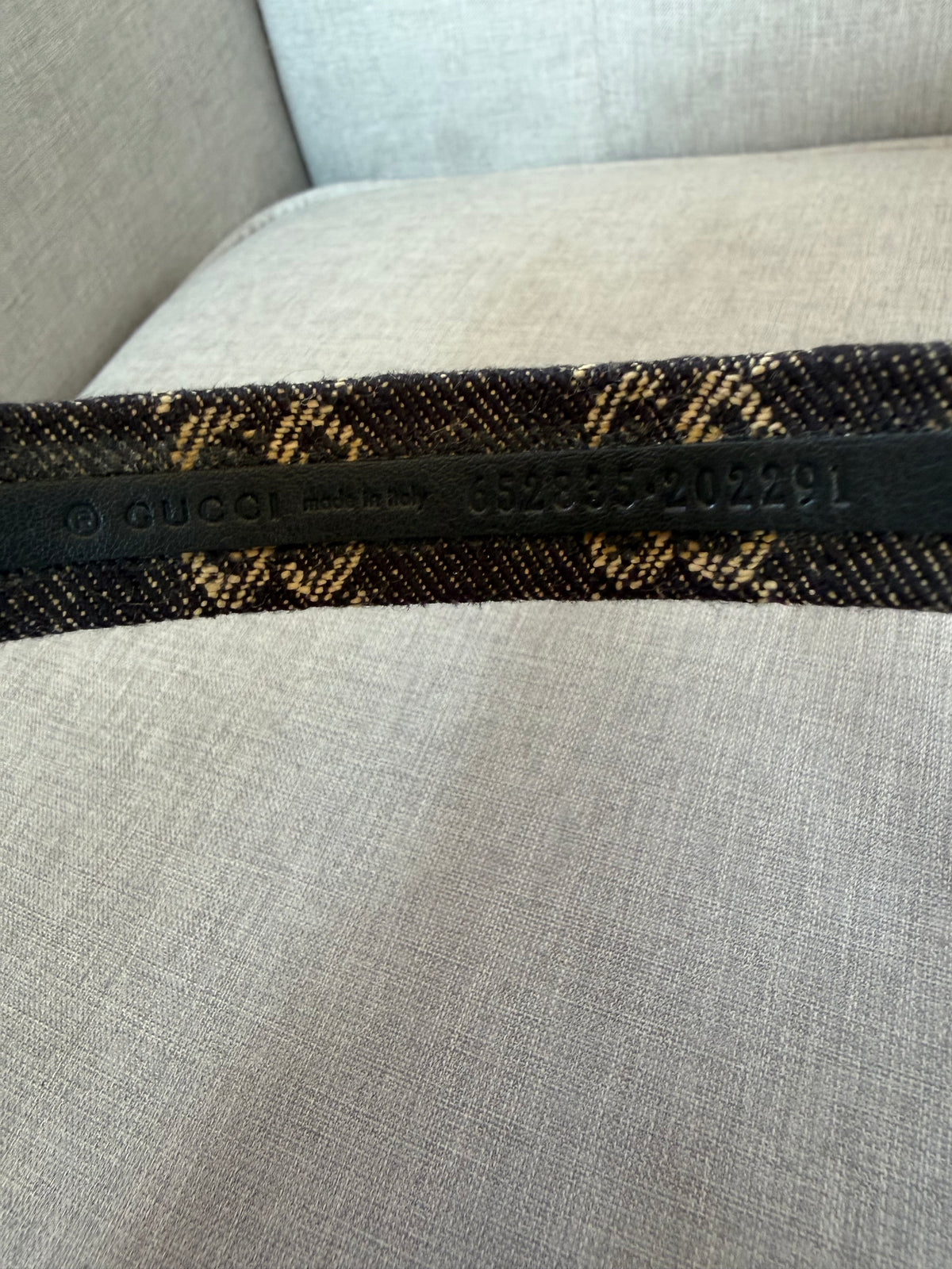 Gucci GG Denim Headband - Brand New