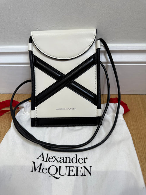 Alexander McQueen The Curve Micro Crossbody Phone Pouch Bag