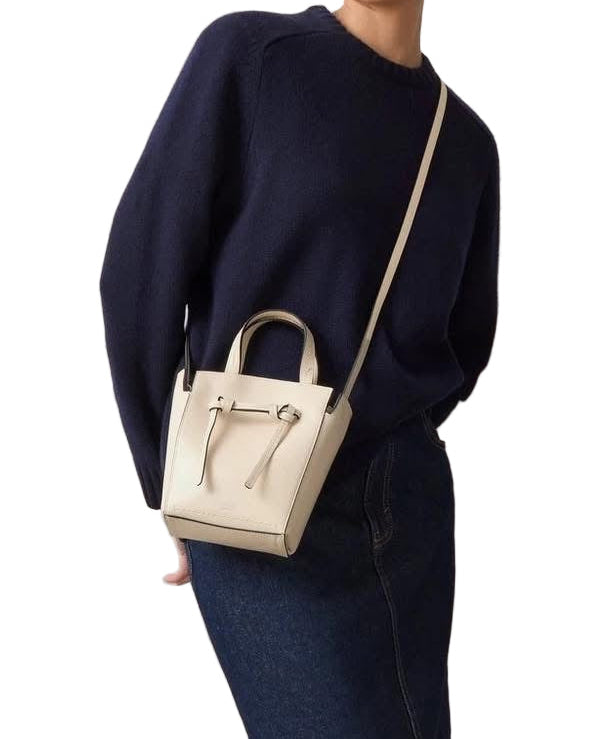 Mulberry Clovelly Mini Tote bag in eggshell