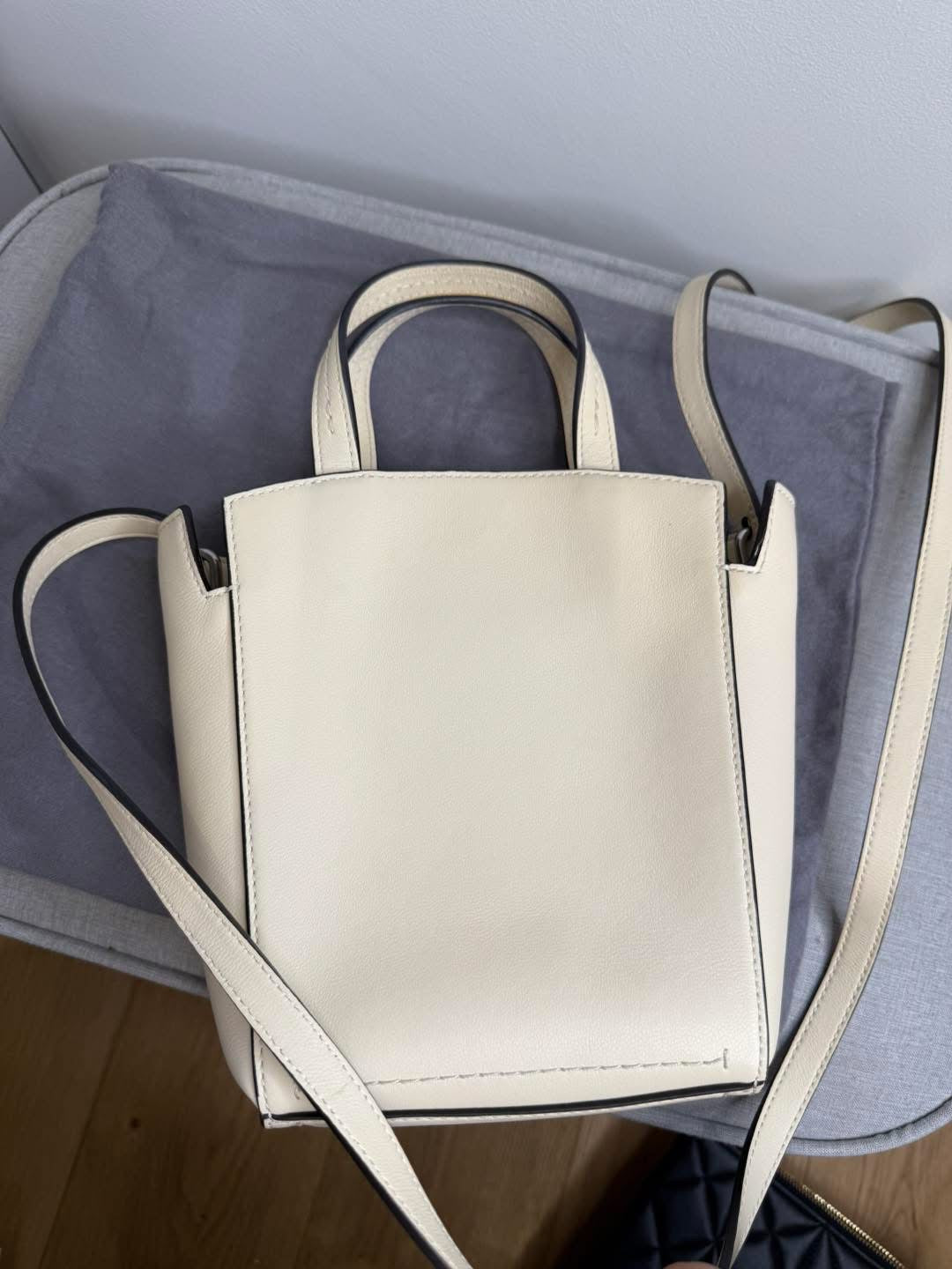 Mulberry Clovelly Mini Tote bag in eggshell