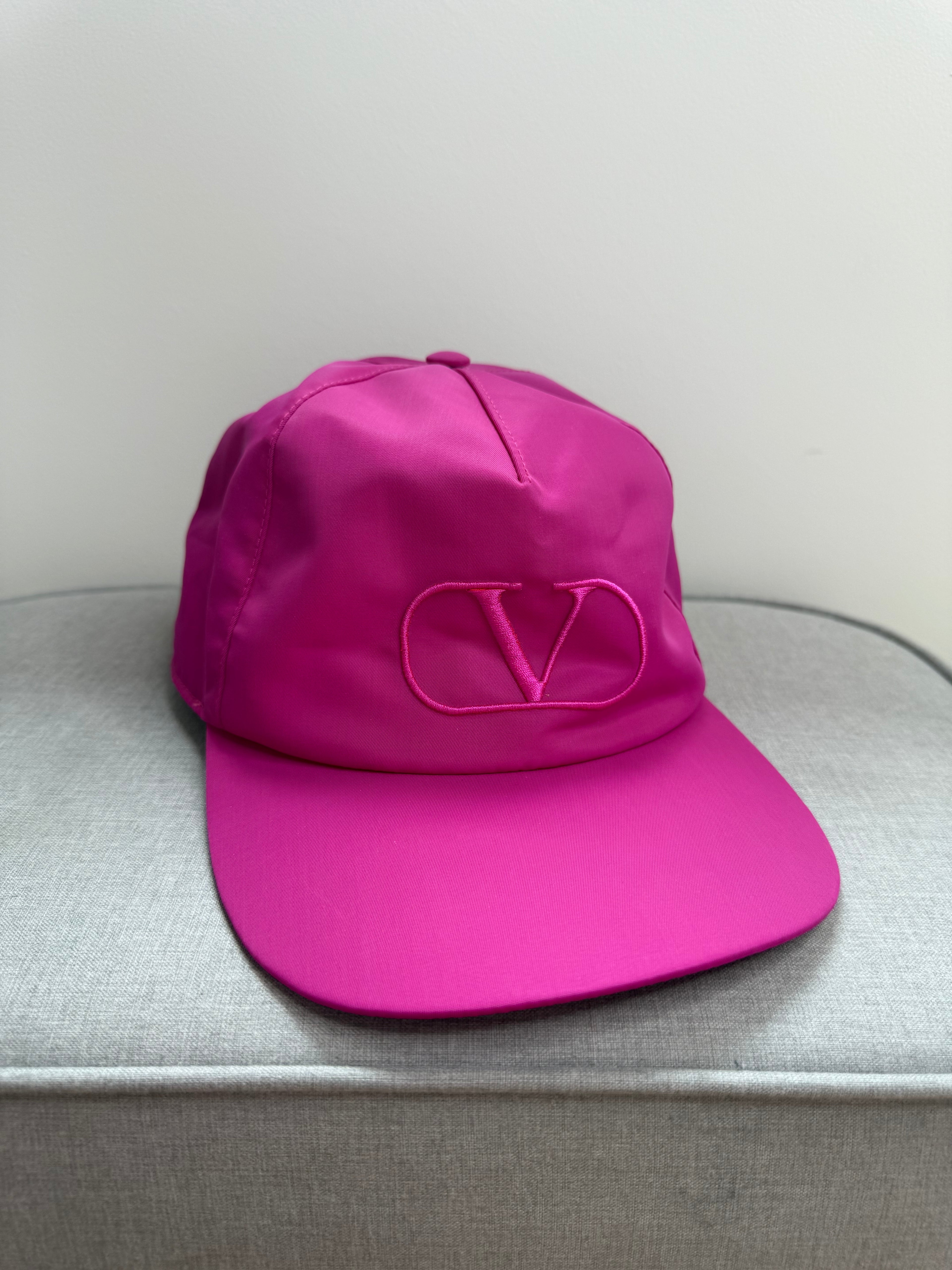 Valentino Garavani women’s Pink Nylon cap