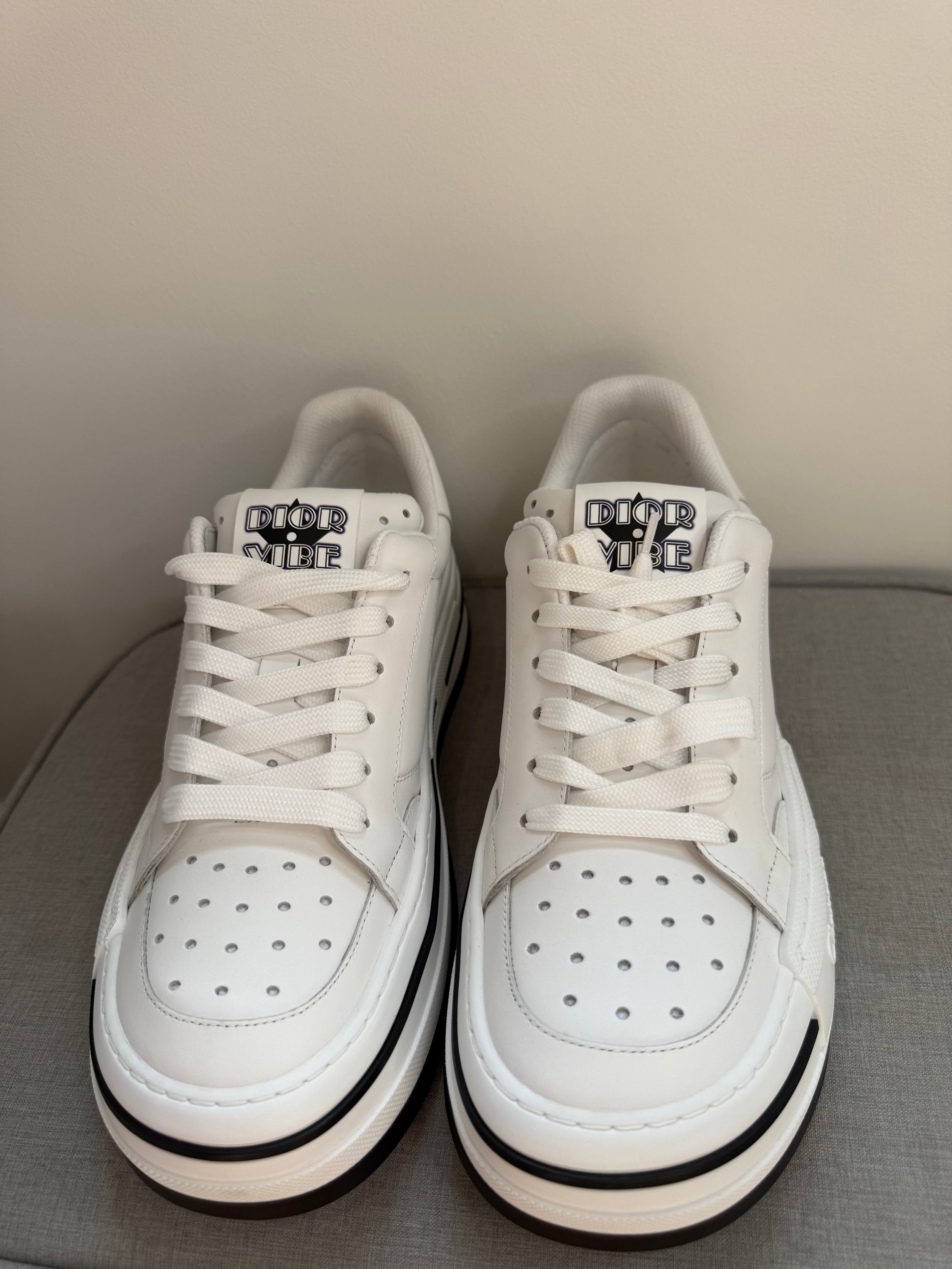 New Christian Dior Dior Vibe Sneakers White