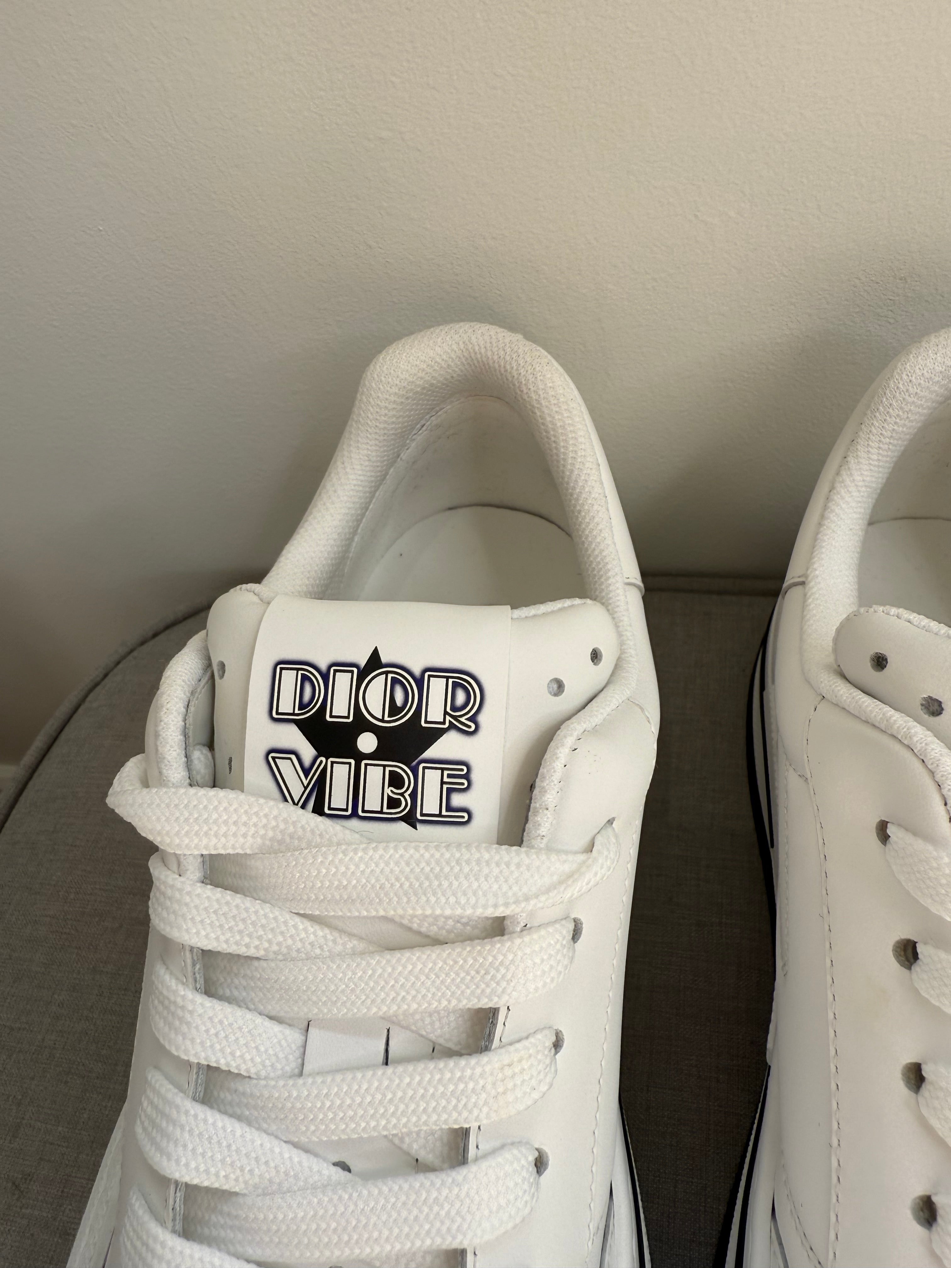 New Christian Dior Dior Vibe Sneakers White