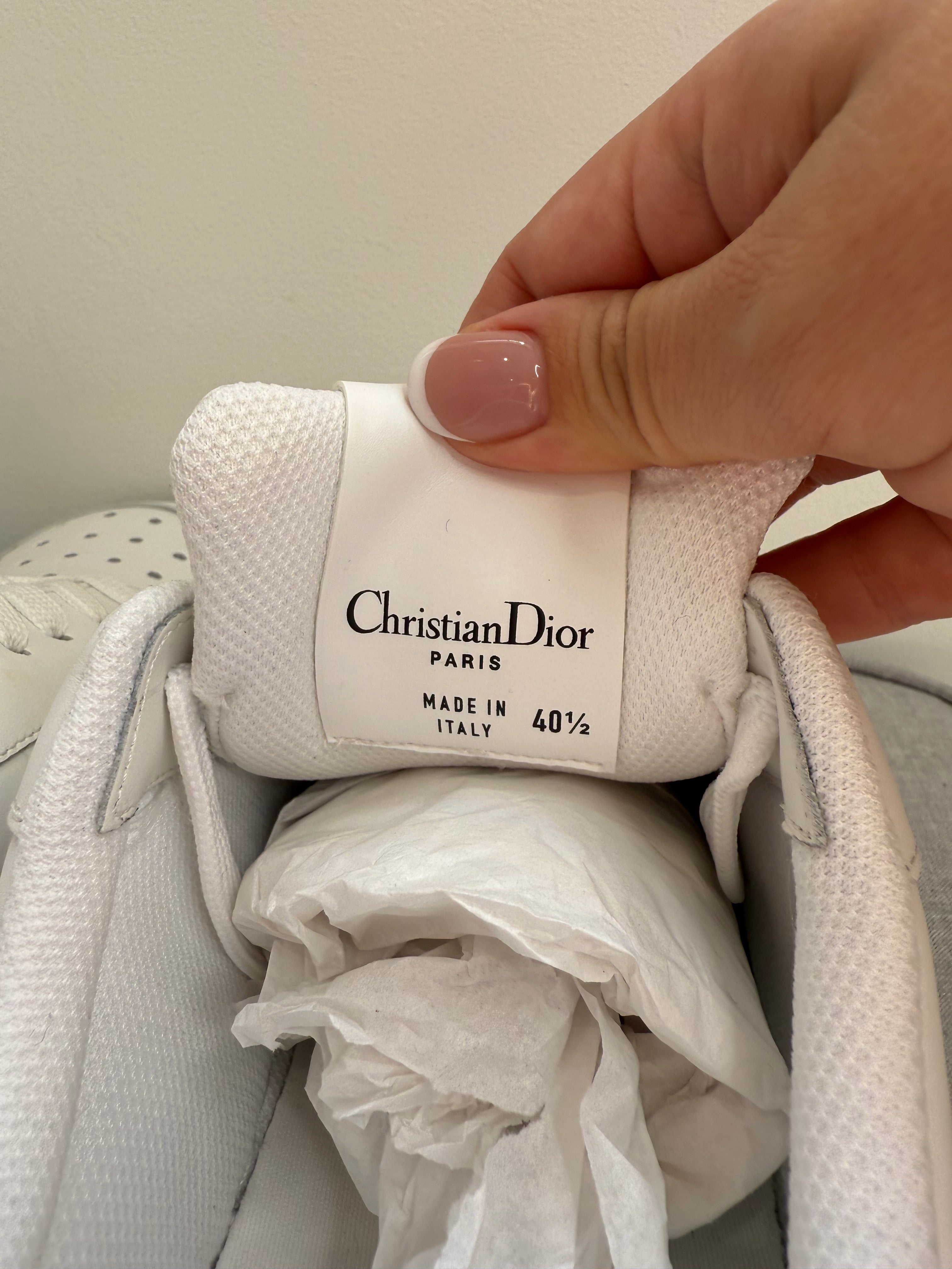 New Christian Dior Dior Vibe Sneakers White