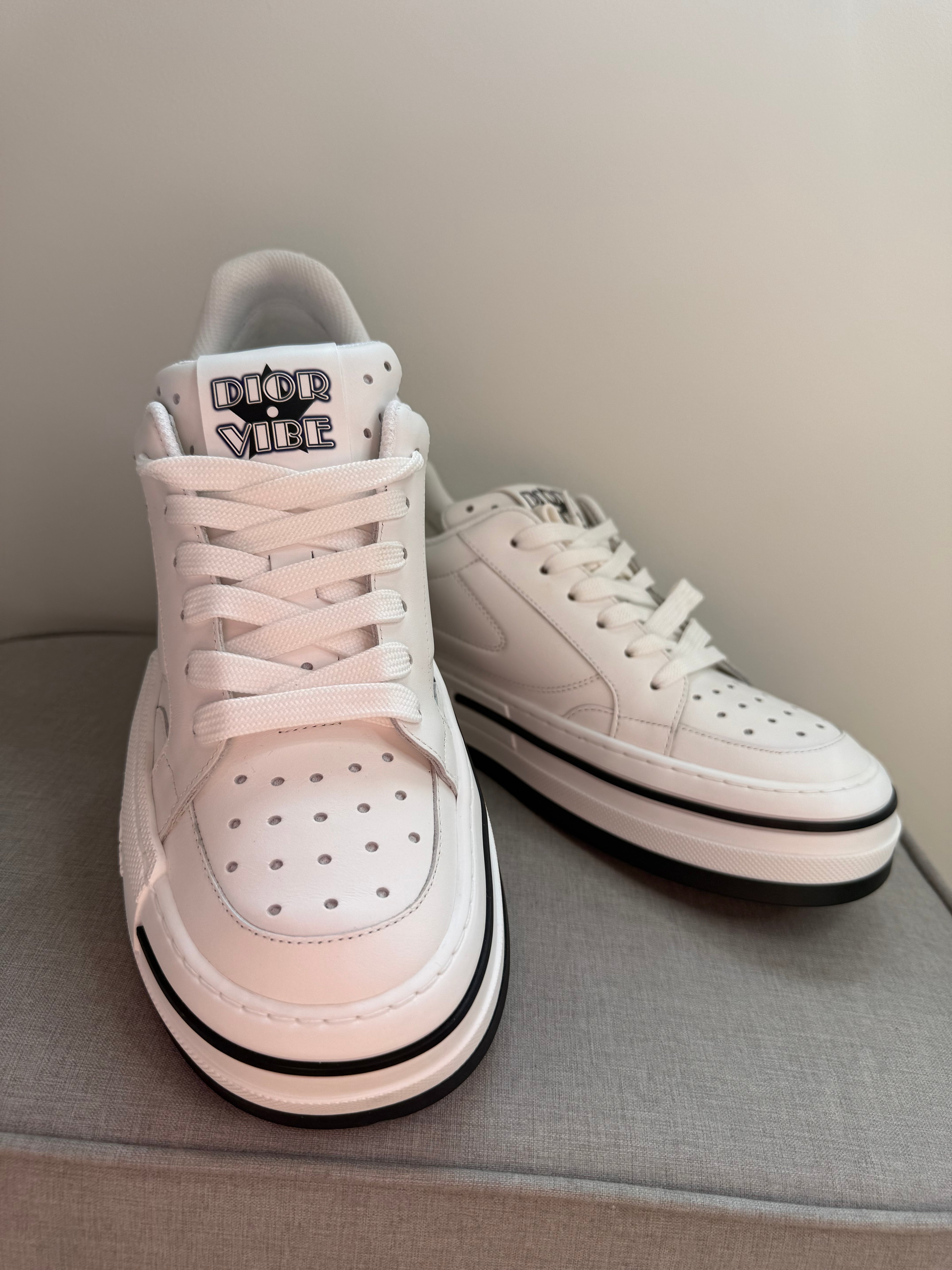 New Christian Dior Dior Vibe Sneakers White