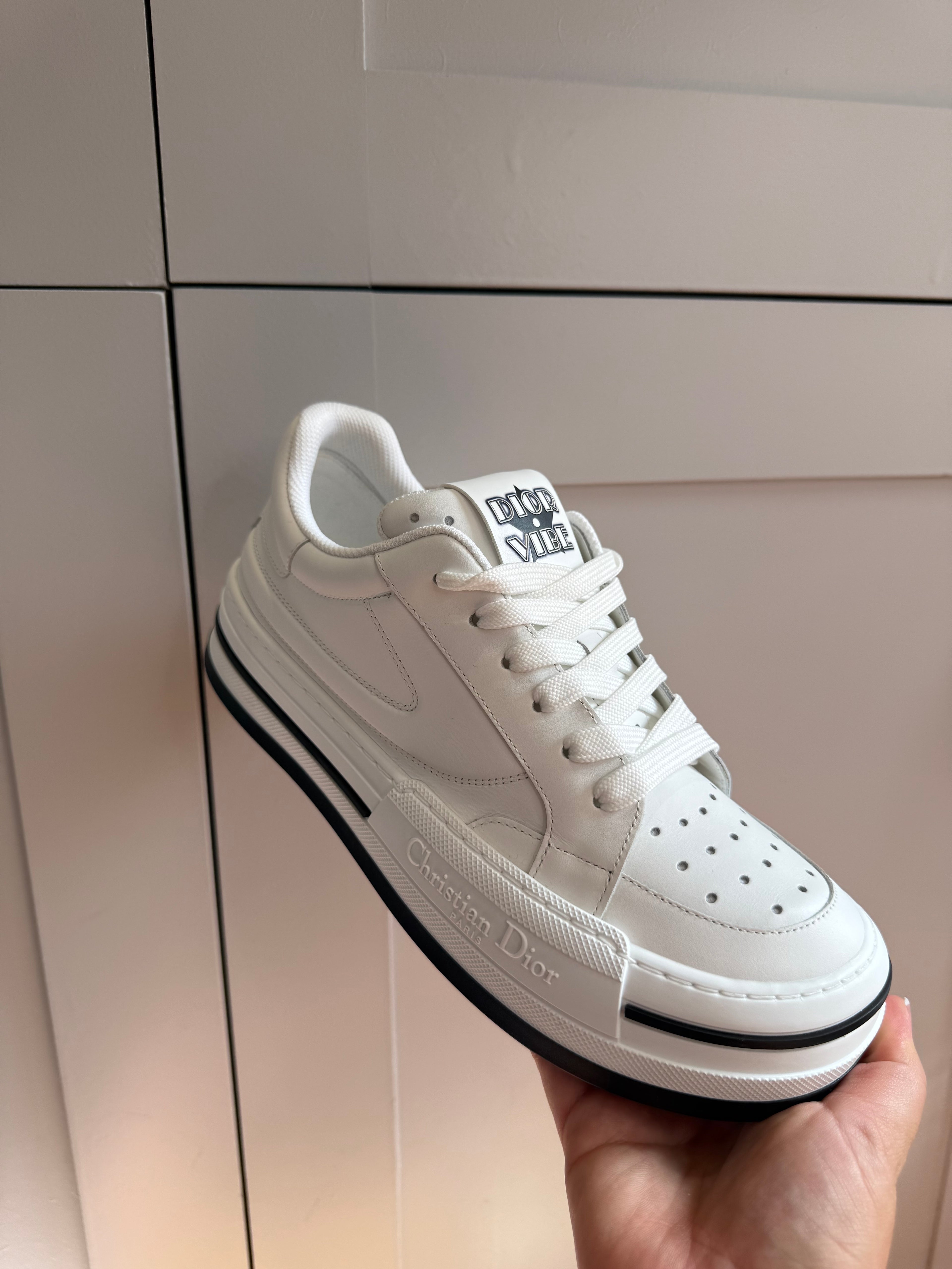 New Christian Dior Dior Vibe Sneakers White
