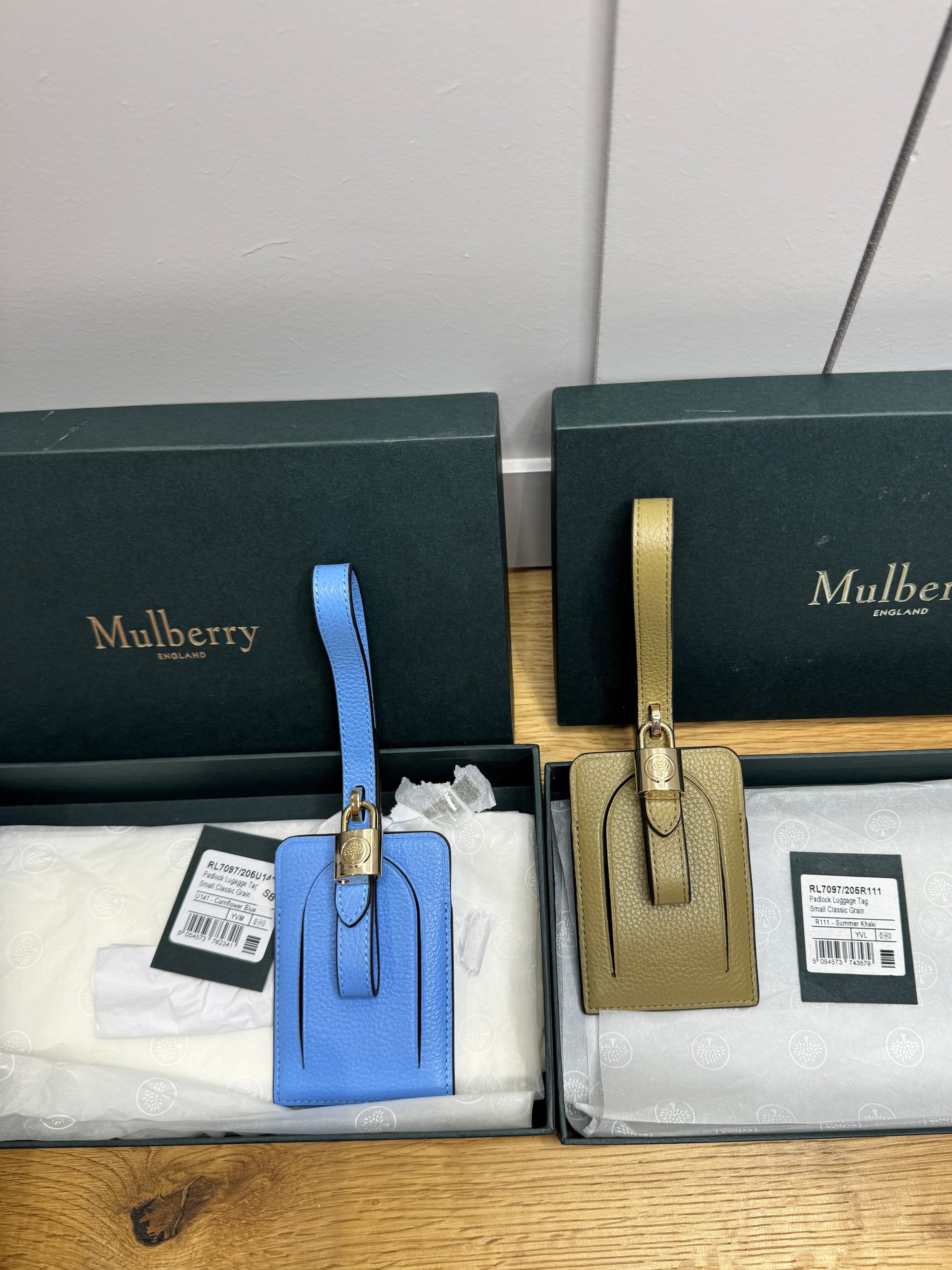 New Mulberry BIllie Luggage Tag