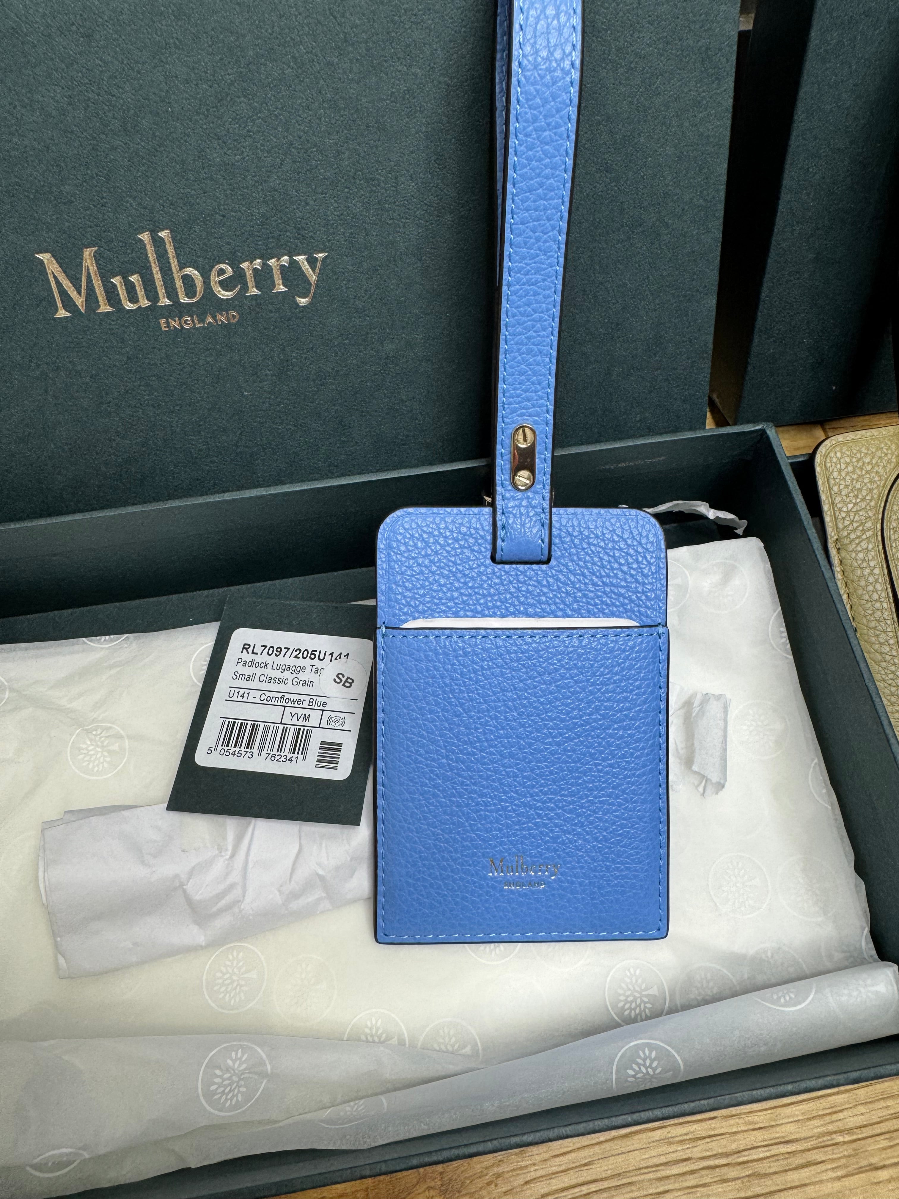 New Mulberry BIllie Luggage Tag