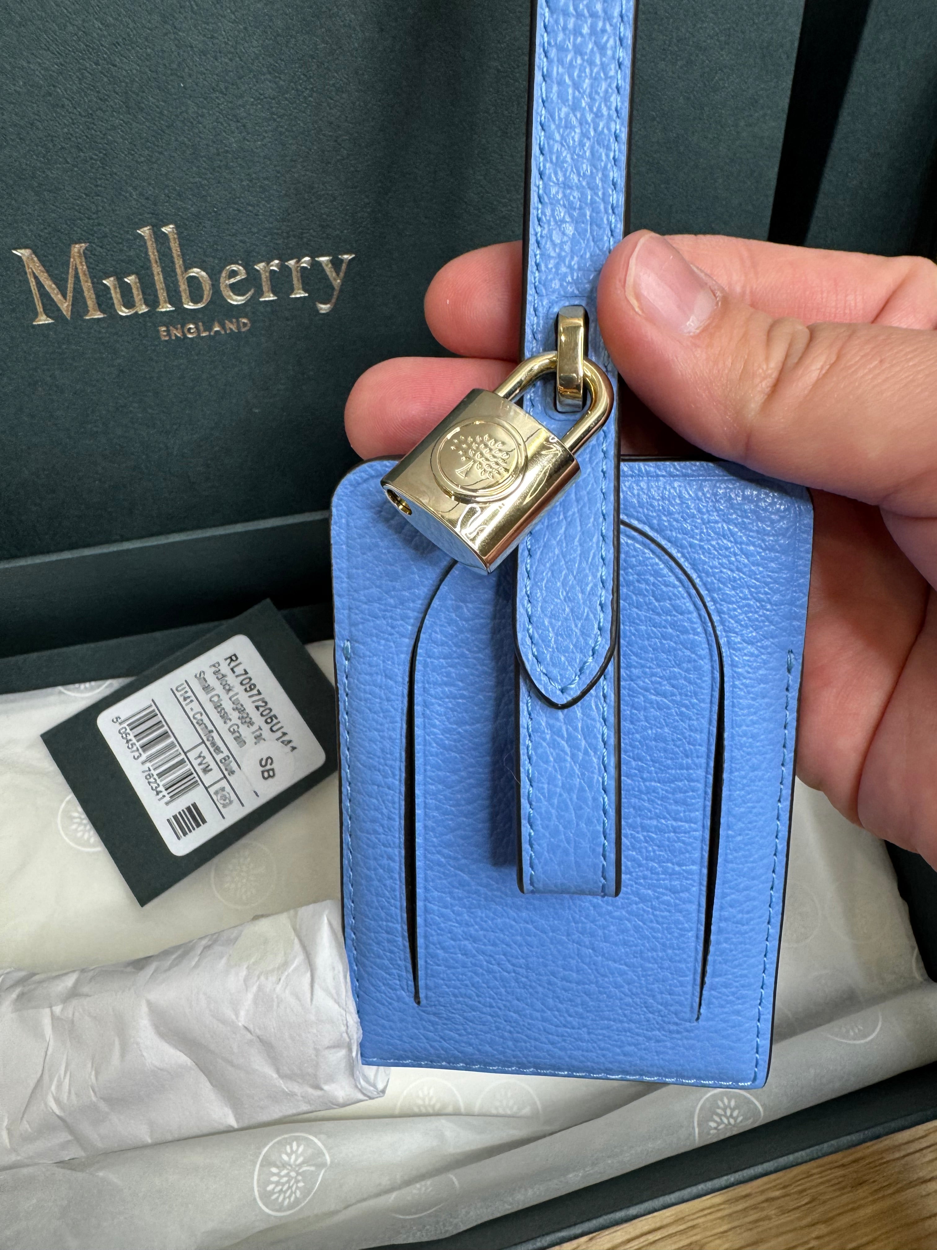 New Mulberry BIllie Luggage Tag