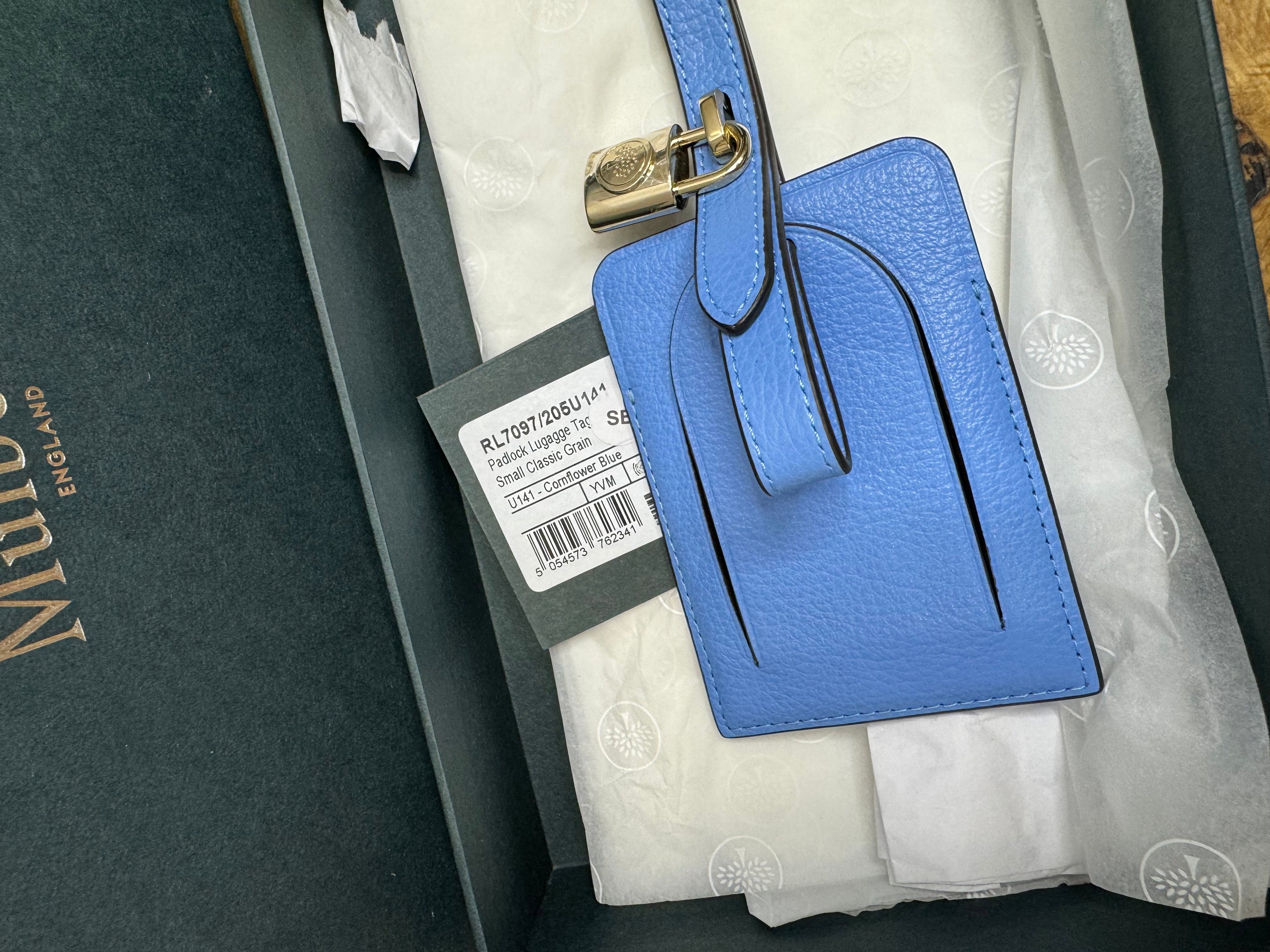 New Mulberry BIllie Luggage Tag