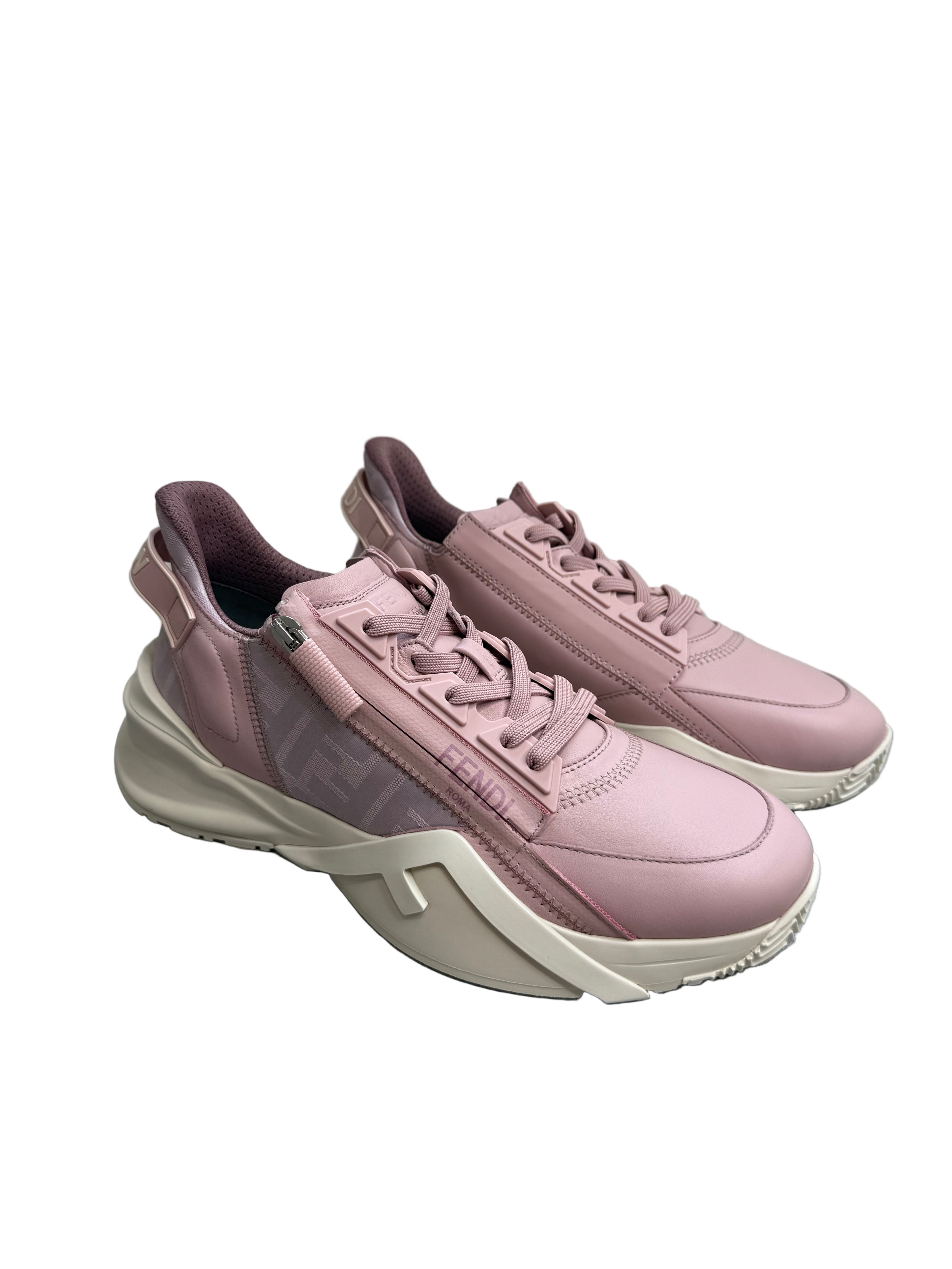New Fendi Flow Trainers in Rose Pink