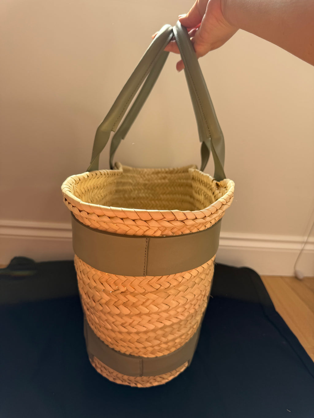 DeMellier Santorini Maxi tote beach bag