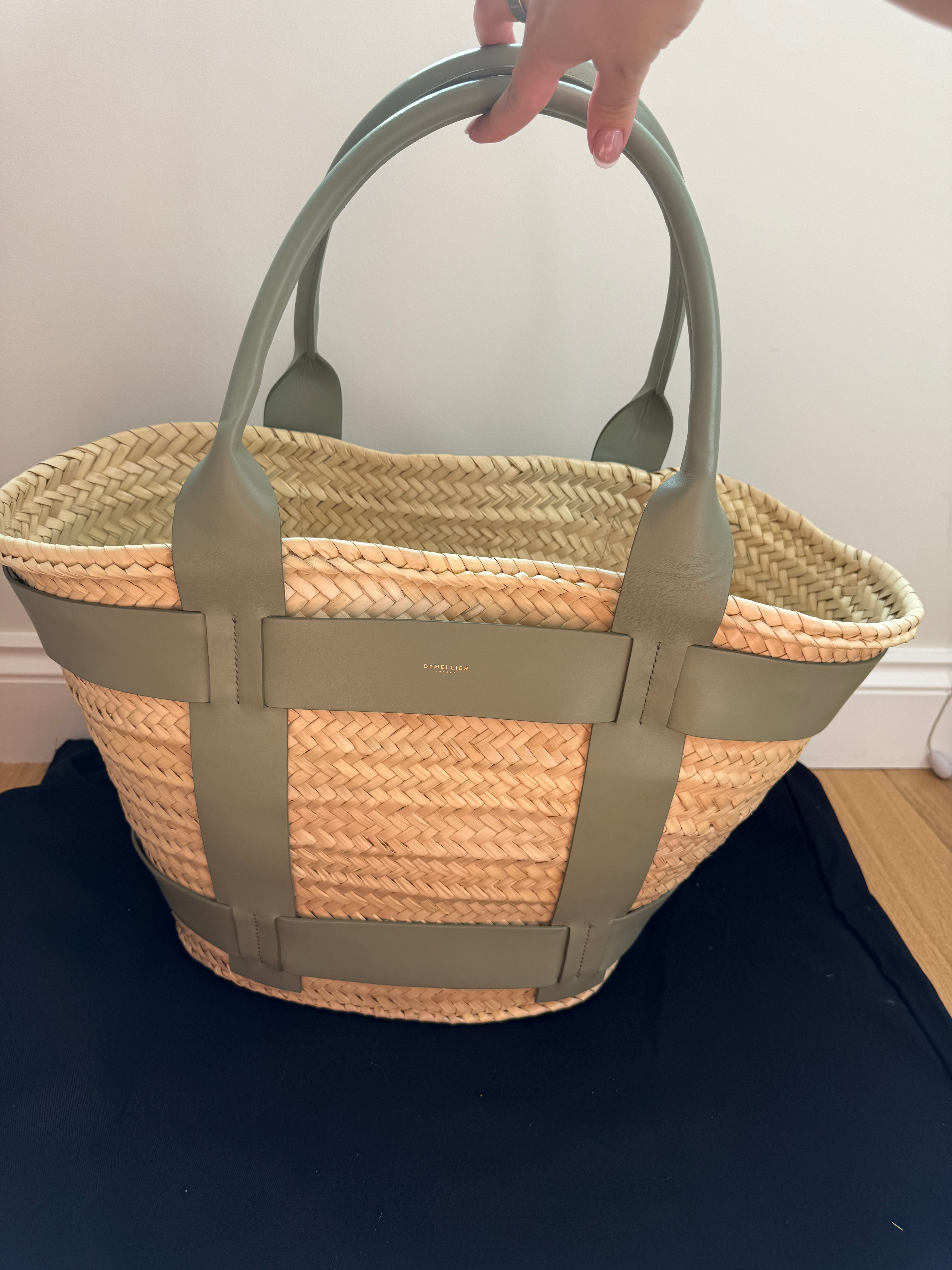 DeMellier Santorini Maxi tote beach bag
