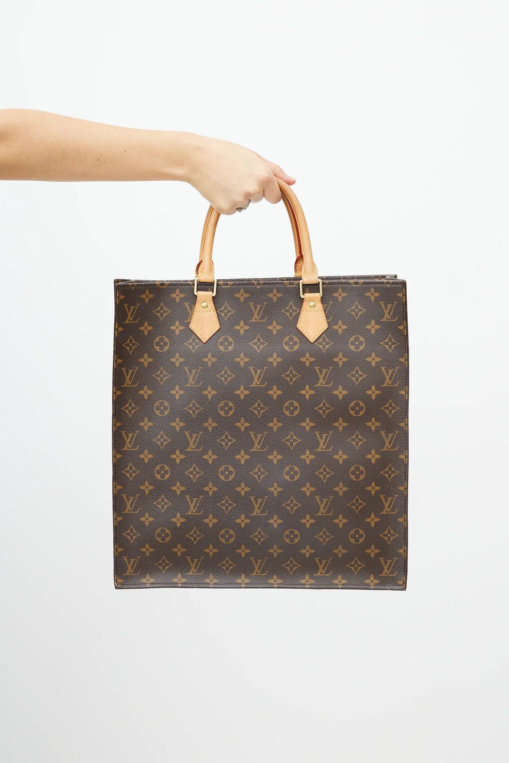 Pre-Loved Vintage Louis Vuitton Sac Plat Tote Bag  in Monogram Canvas