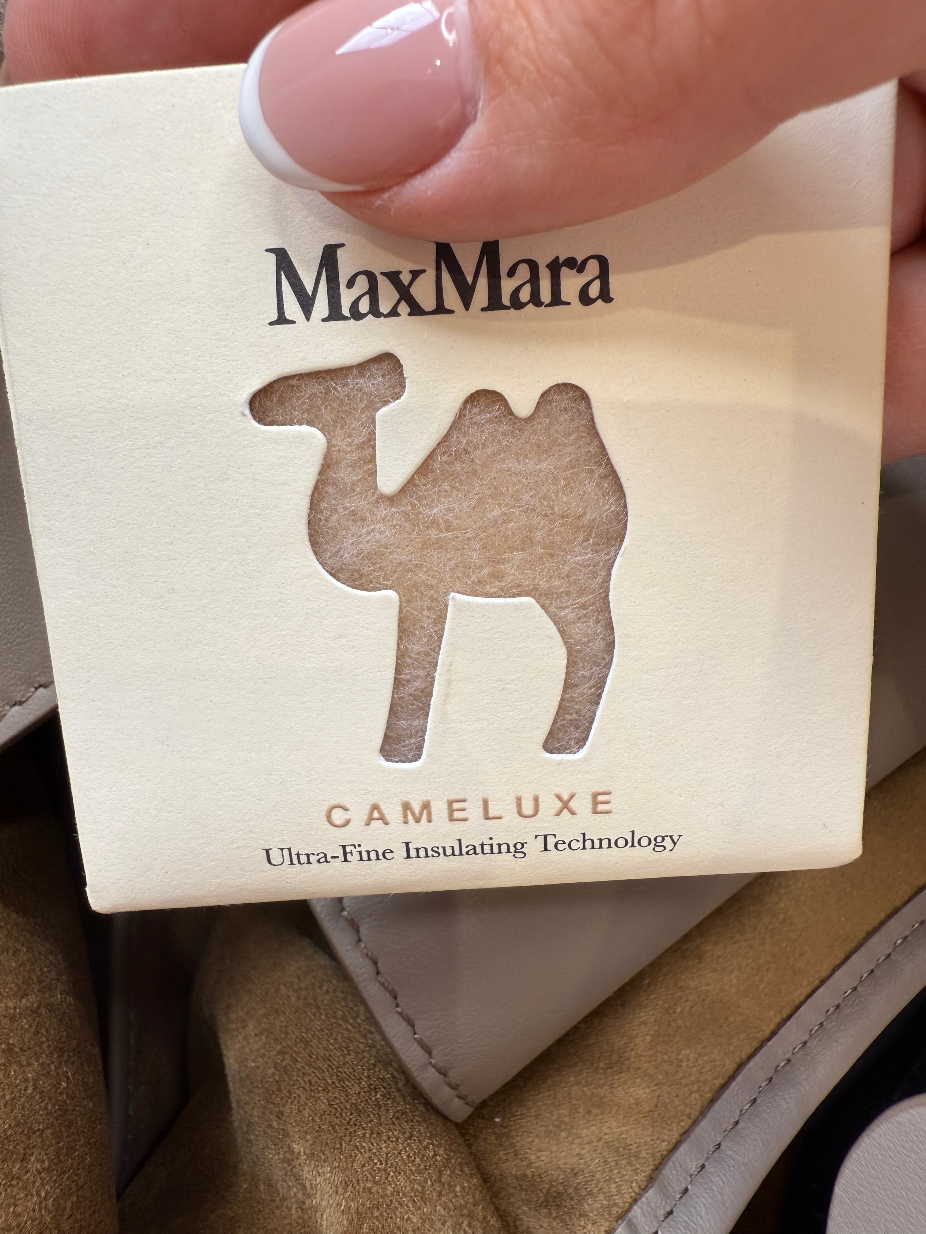 New Max Mara Marine Teddy Bag - camel melange