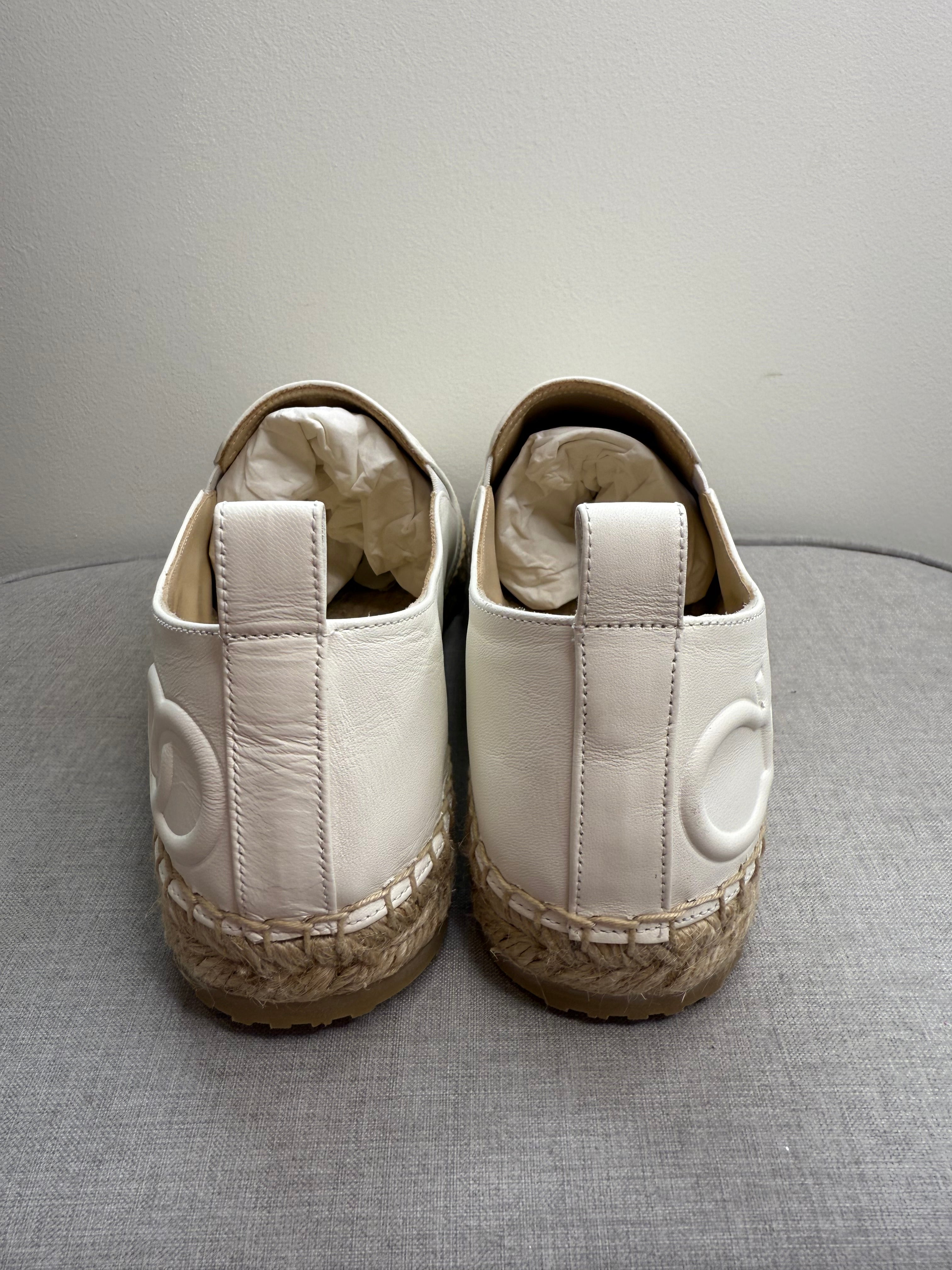 New Jimmy Choo Leather Espadrilles