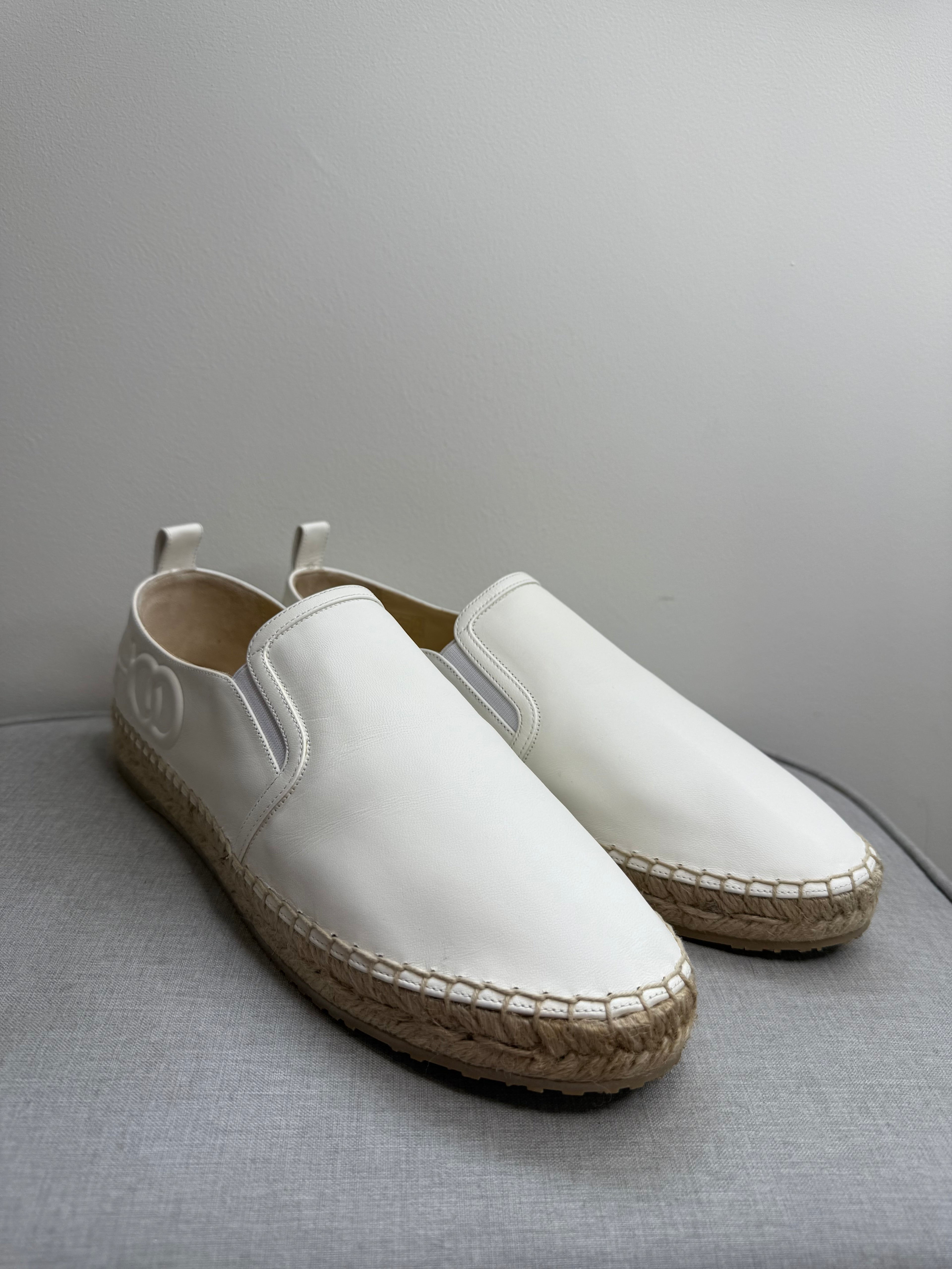 New Jimmy Choo Leather Espadrilles
