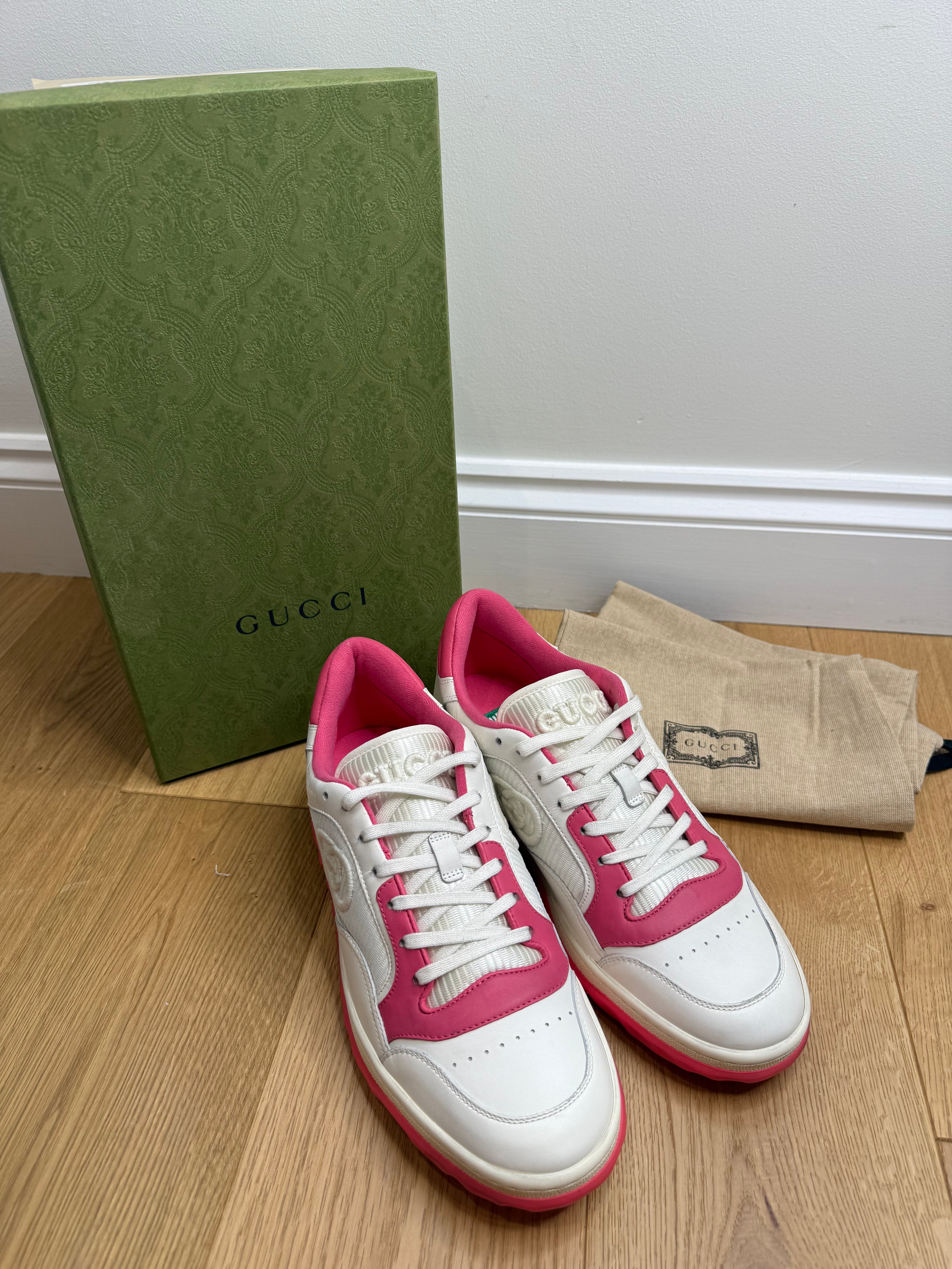 Gucci Mac80 Leather low top trainers new in box