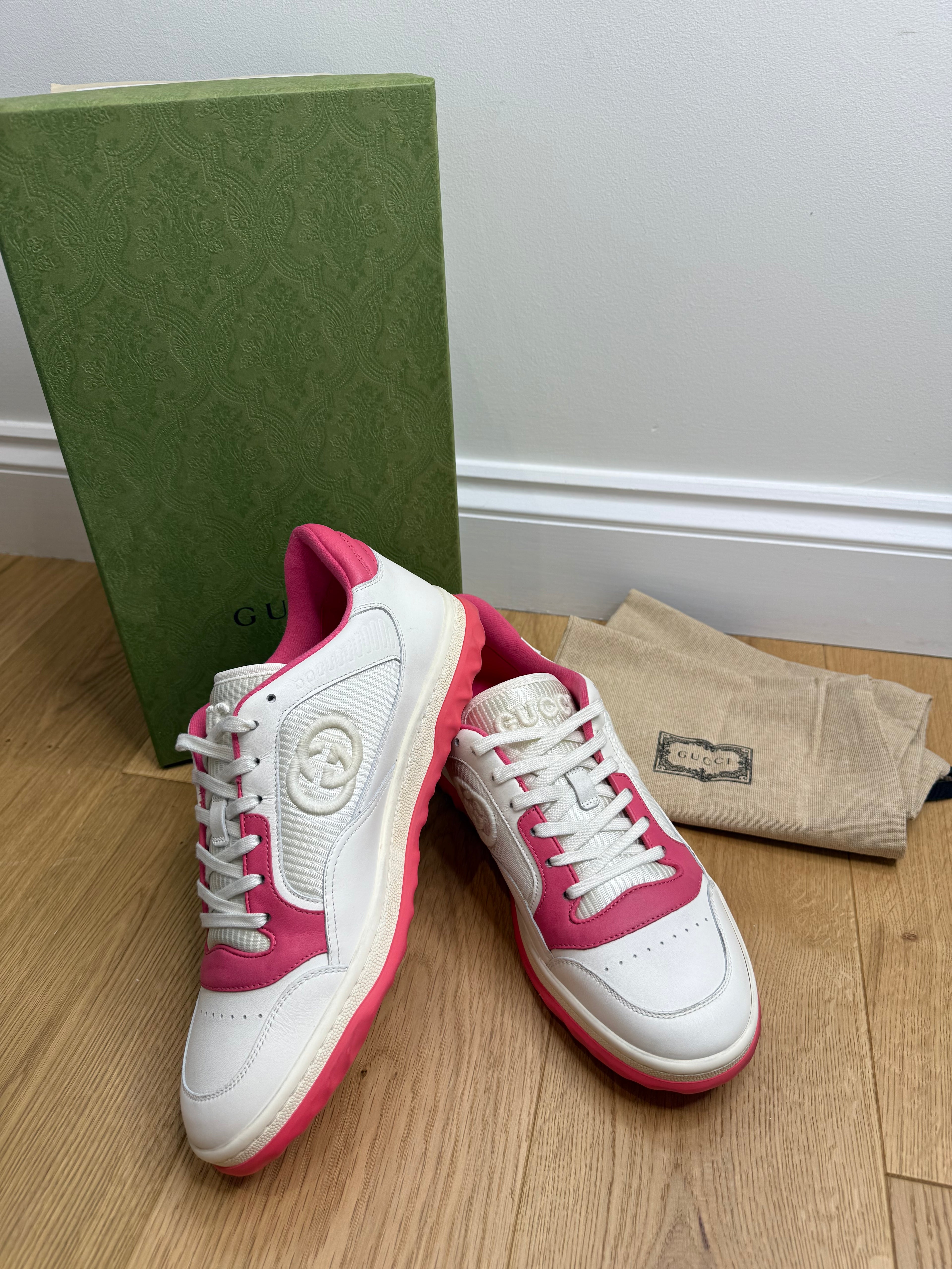 Gucci Mac80 Leather low top trainers new in box