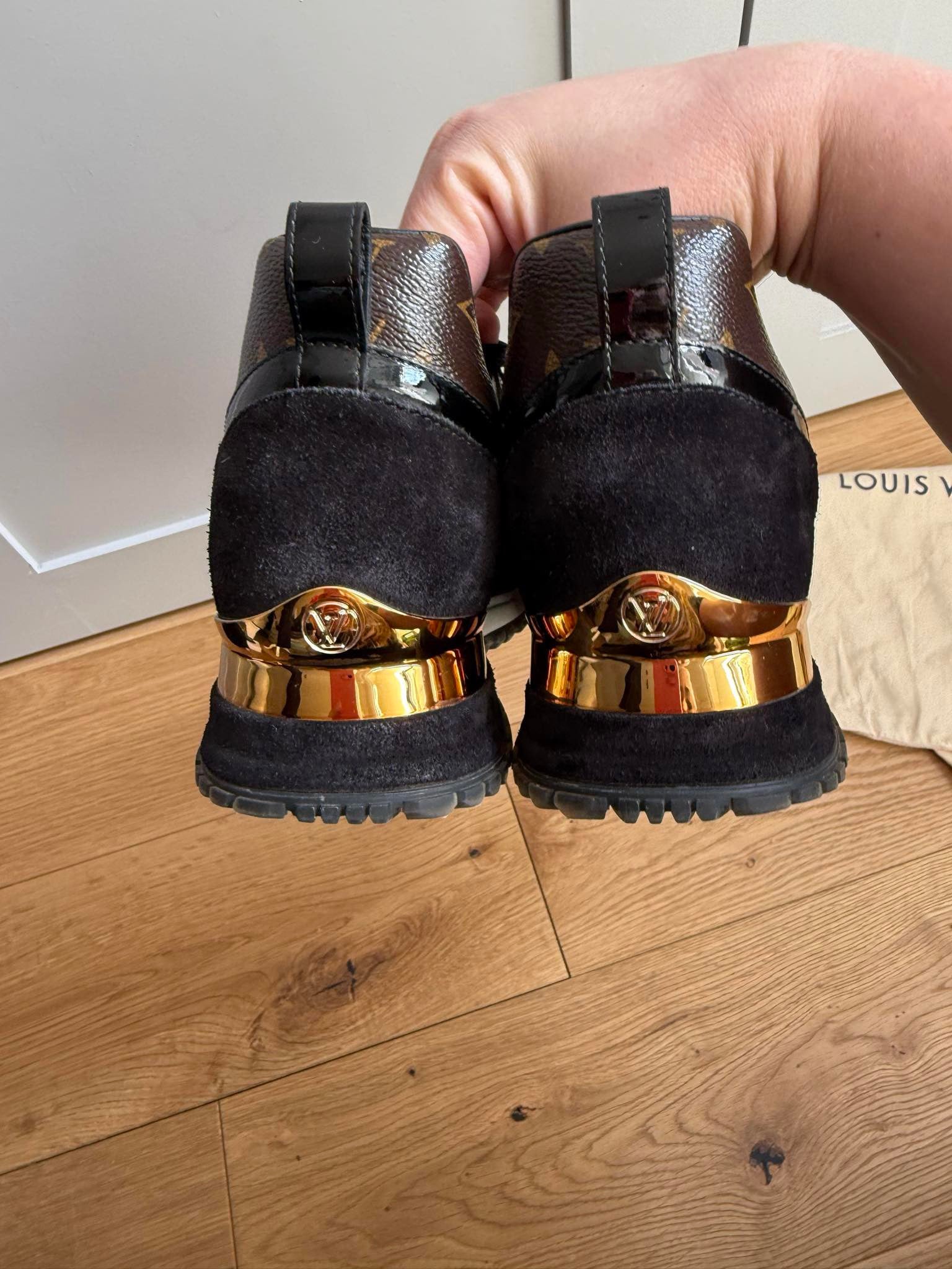 Louis Vuitton runaway trainers back shot