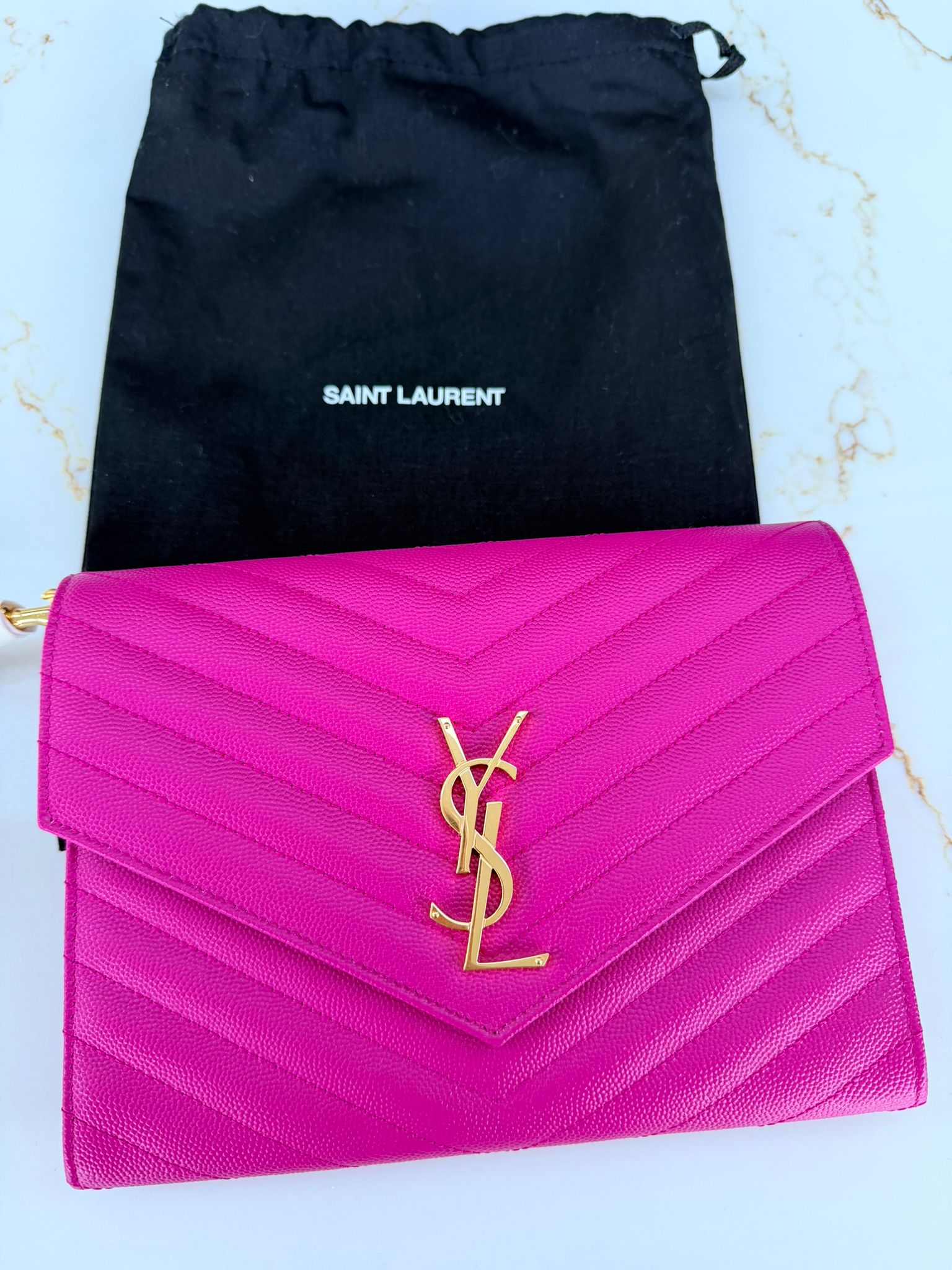 Saint Laurent Paris clutch bag 