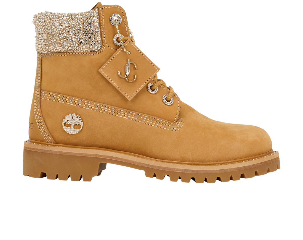 Timberland x Jimmy Choo Swarovski crystallised boots Brand new in box eu 40