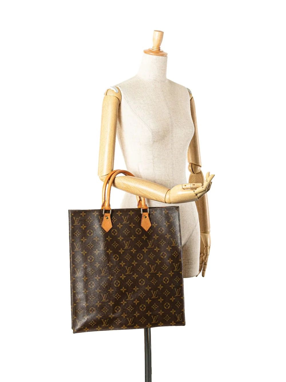 Pre-Loved Vintage Louis Vuitton Sac Plat Tote Bag  in Monogram Canvas
