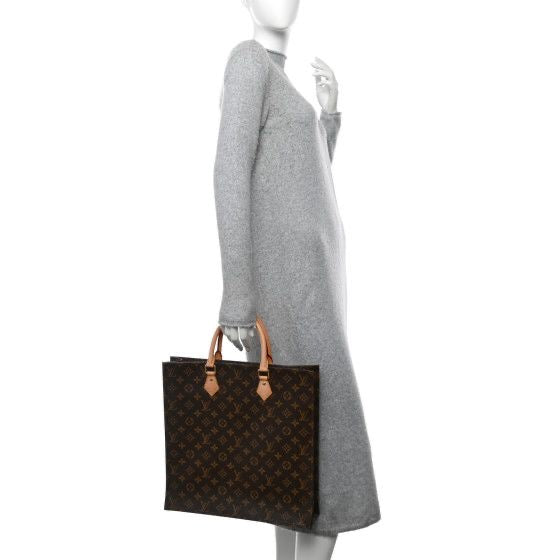Pre-Loved Vintage Louis Vuitton Sac Plat Tote Bag  in Monogram Canvas