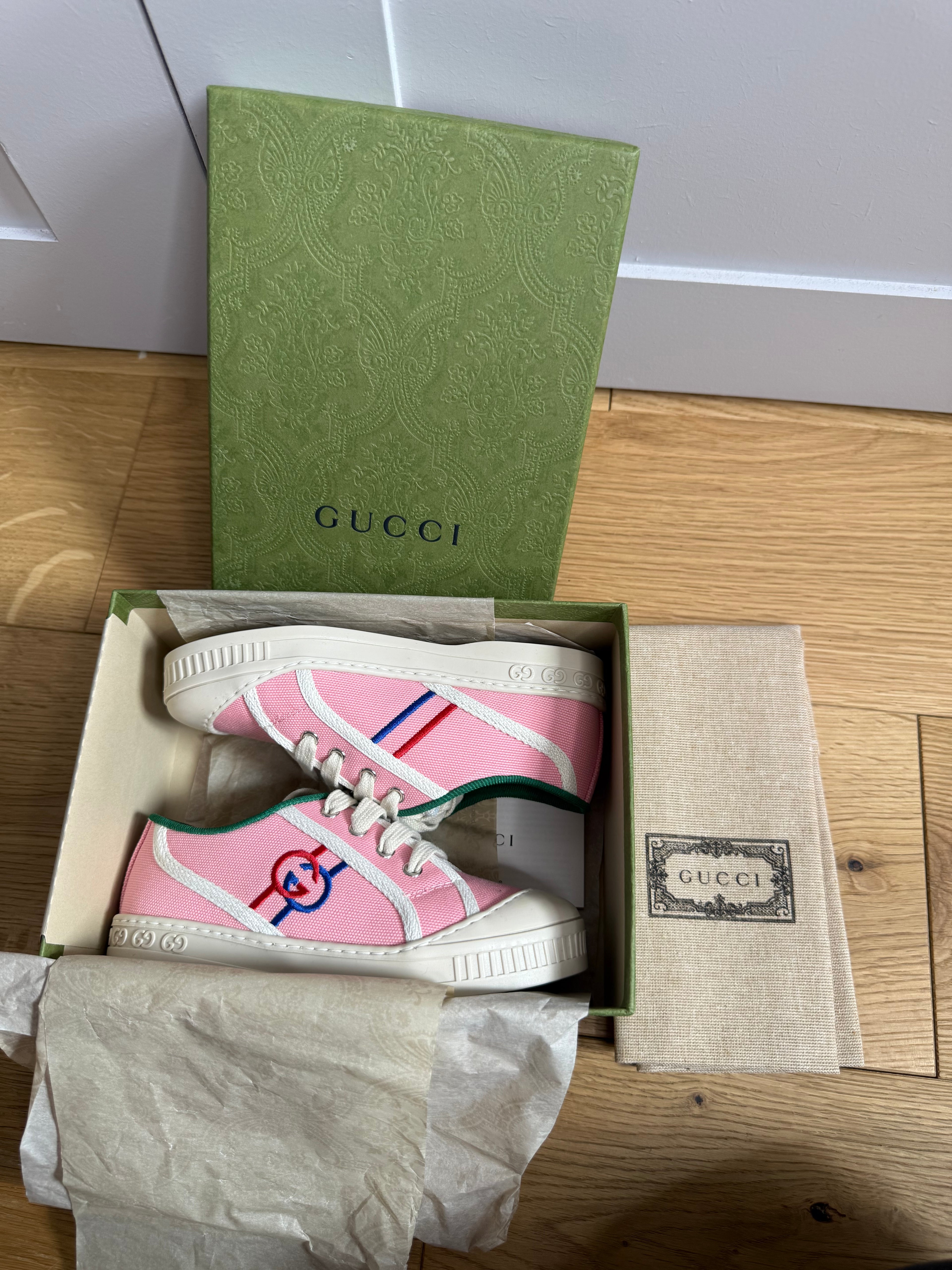 gucci kids sneakers pink