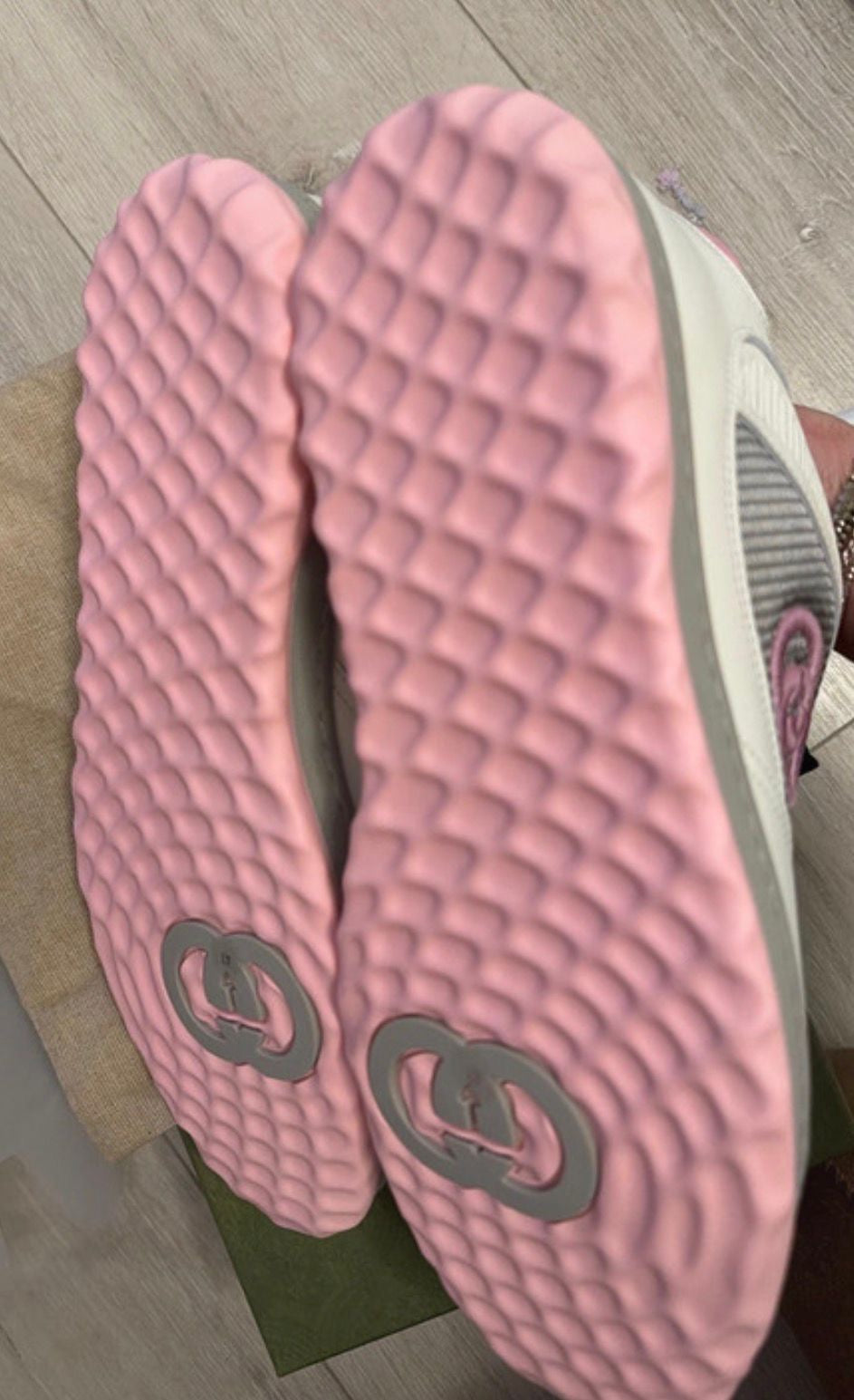 Gucci MAC80 Dali trainers with original box and dustbag