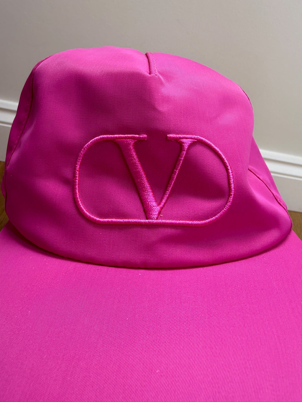 Valentino Garavani women’s Pink Nylon cap