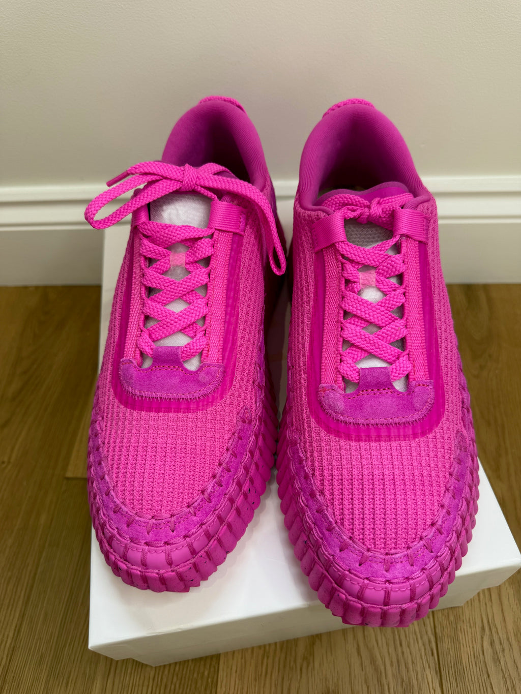 New Chloé Nama Sneakers – Hot Pink Trainers