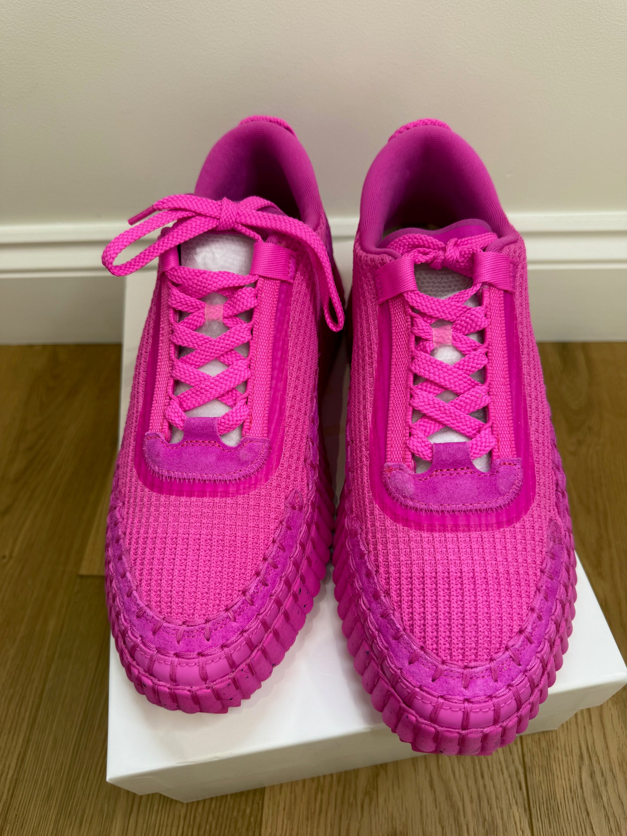 New Chloé Nama Sneakers – Hot Pink Trainers