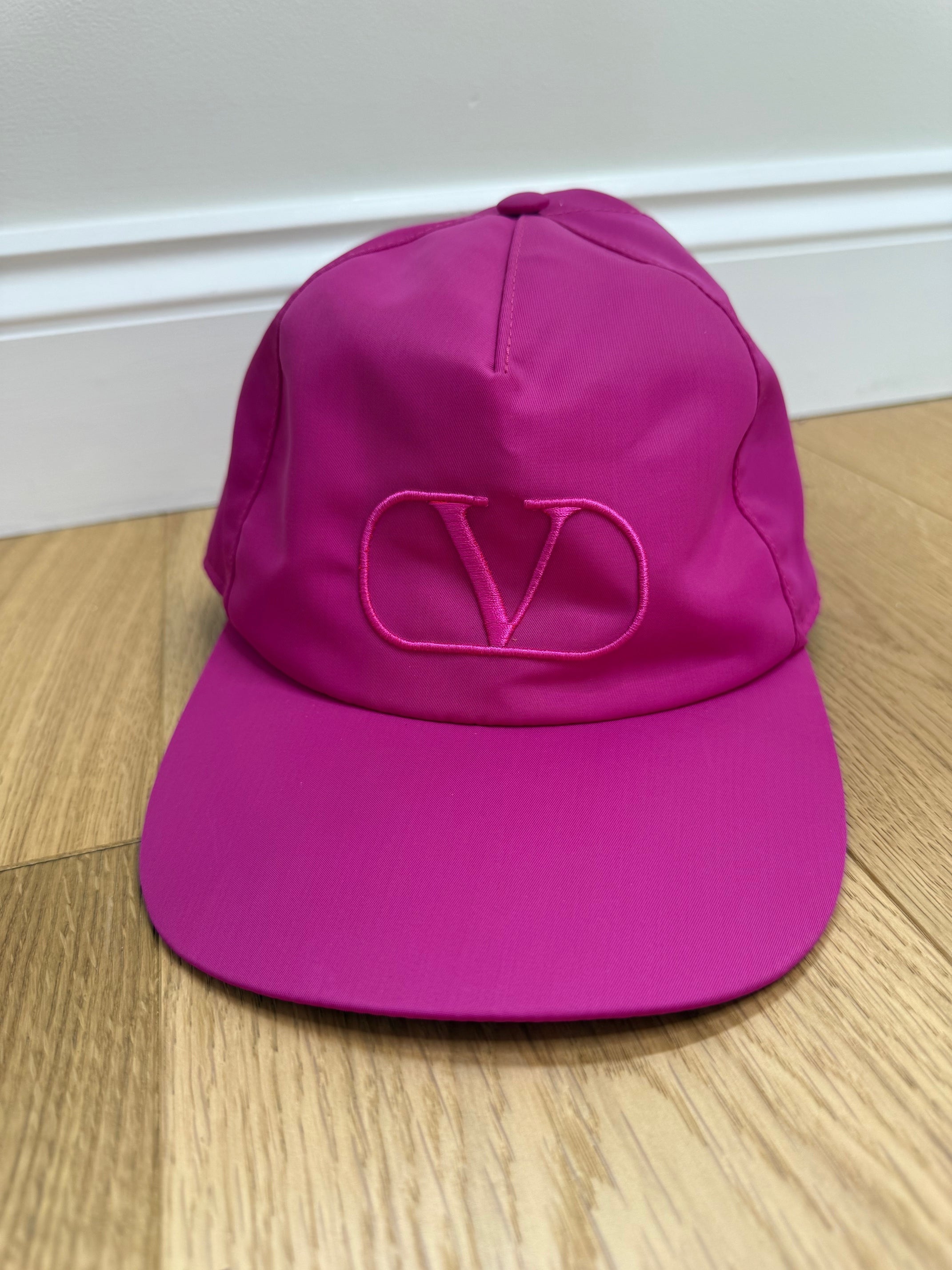 Valentino Garavani women’s Pink Nylon cap