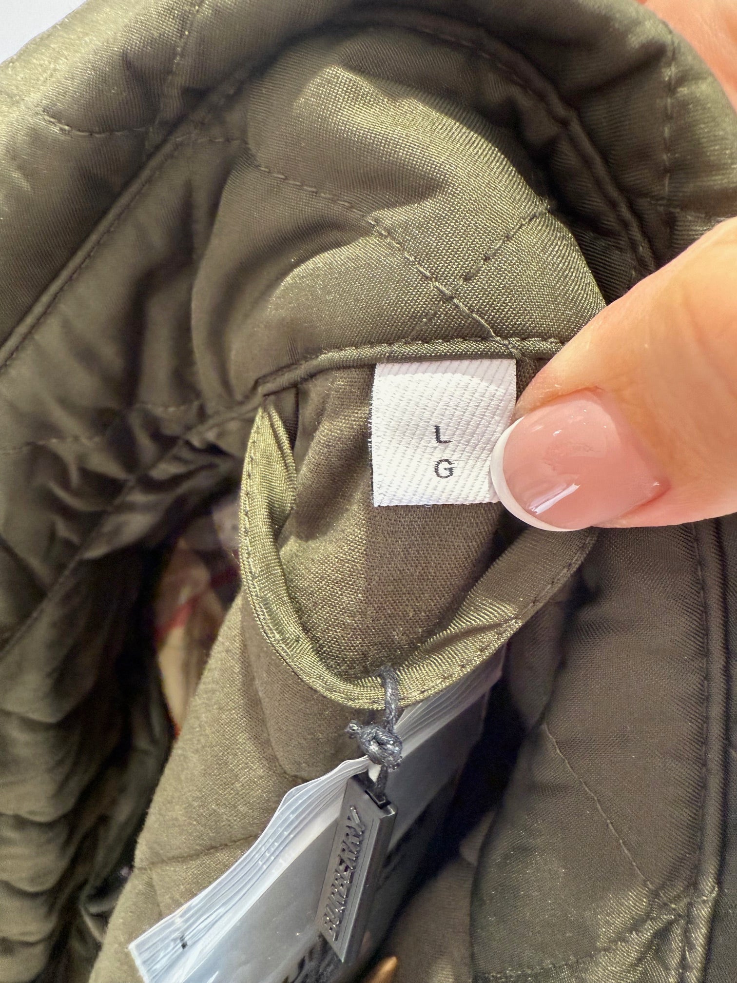 Burberry Quilted Jacket Olive Green